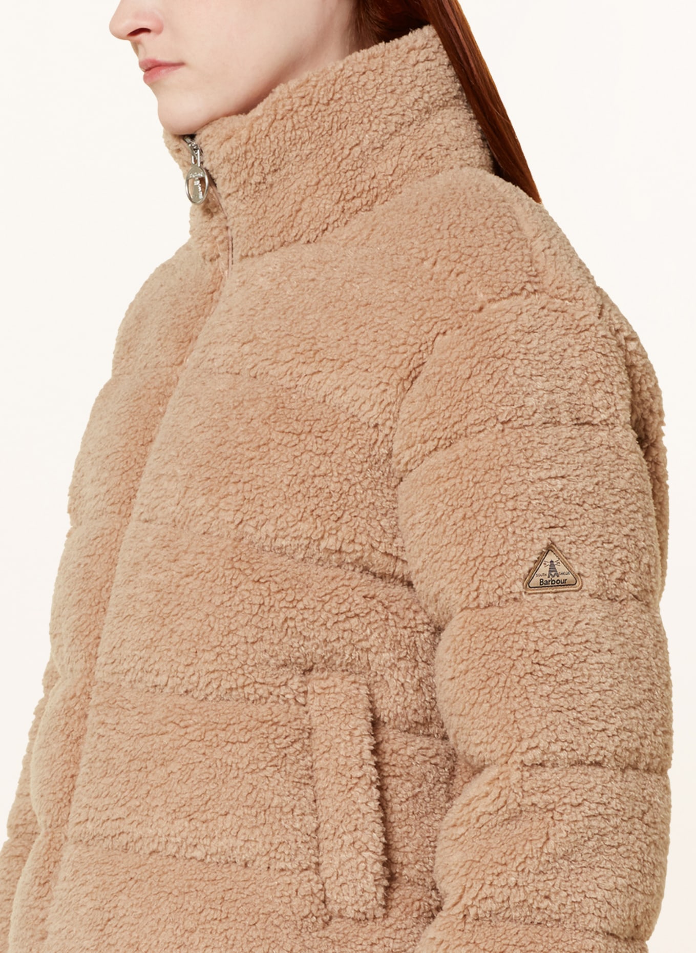 Barbour Teddy jacket LICHEN, Color: CAMEL (Image 4)