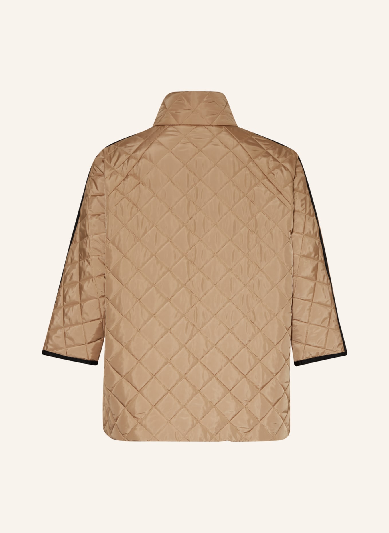 MARINA RINALDI PERSONA Quilted jacket PACOSBIS, Color: LIGHT BROWN (Image 2)