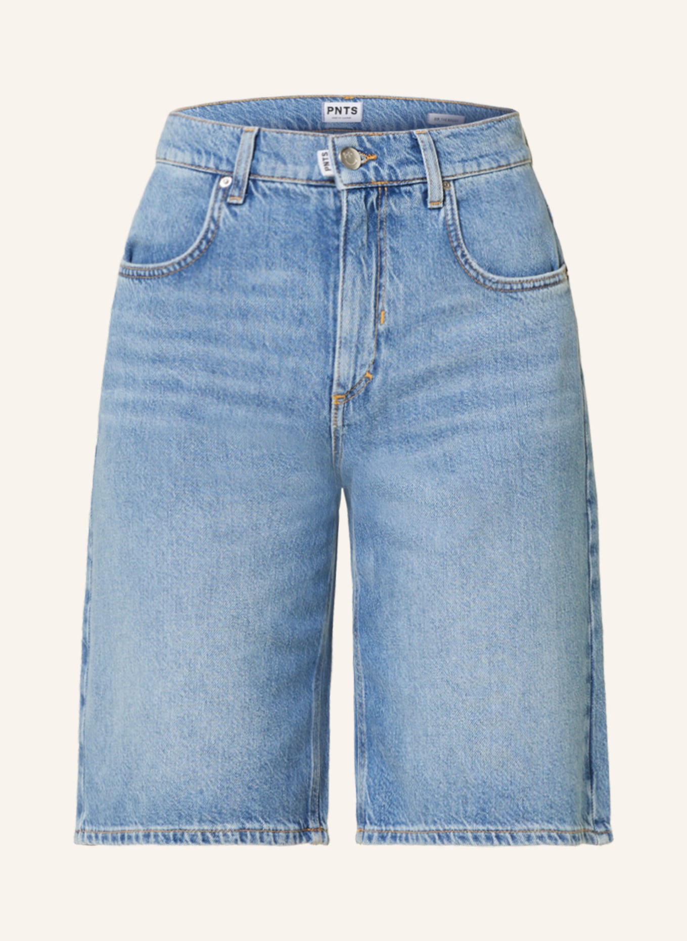PNTS Jeansshorts THE BAGGY, Farbe: 28 FADED BLUE (Bild 1)