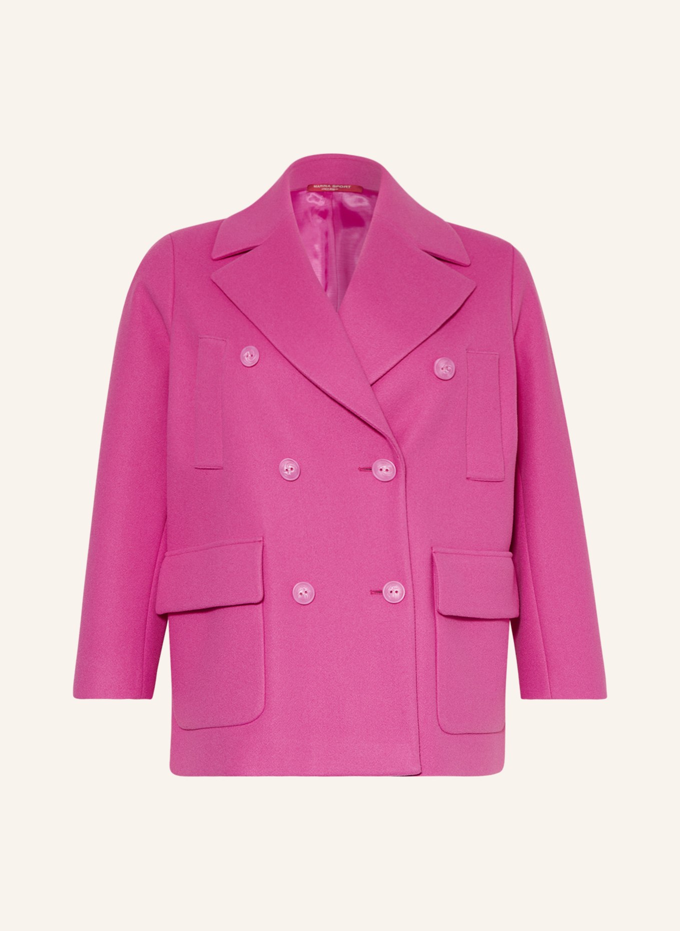 MARINA RINALDI SPORT Pea coat OCCHIALI, Color: FUCHSIA (Image 1)
