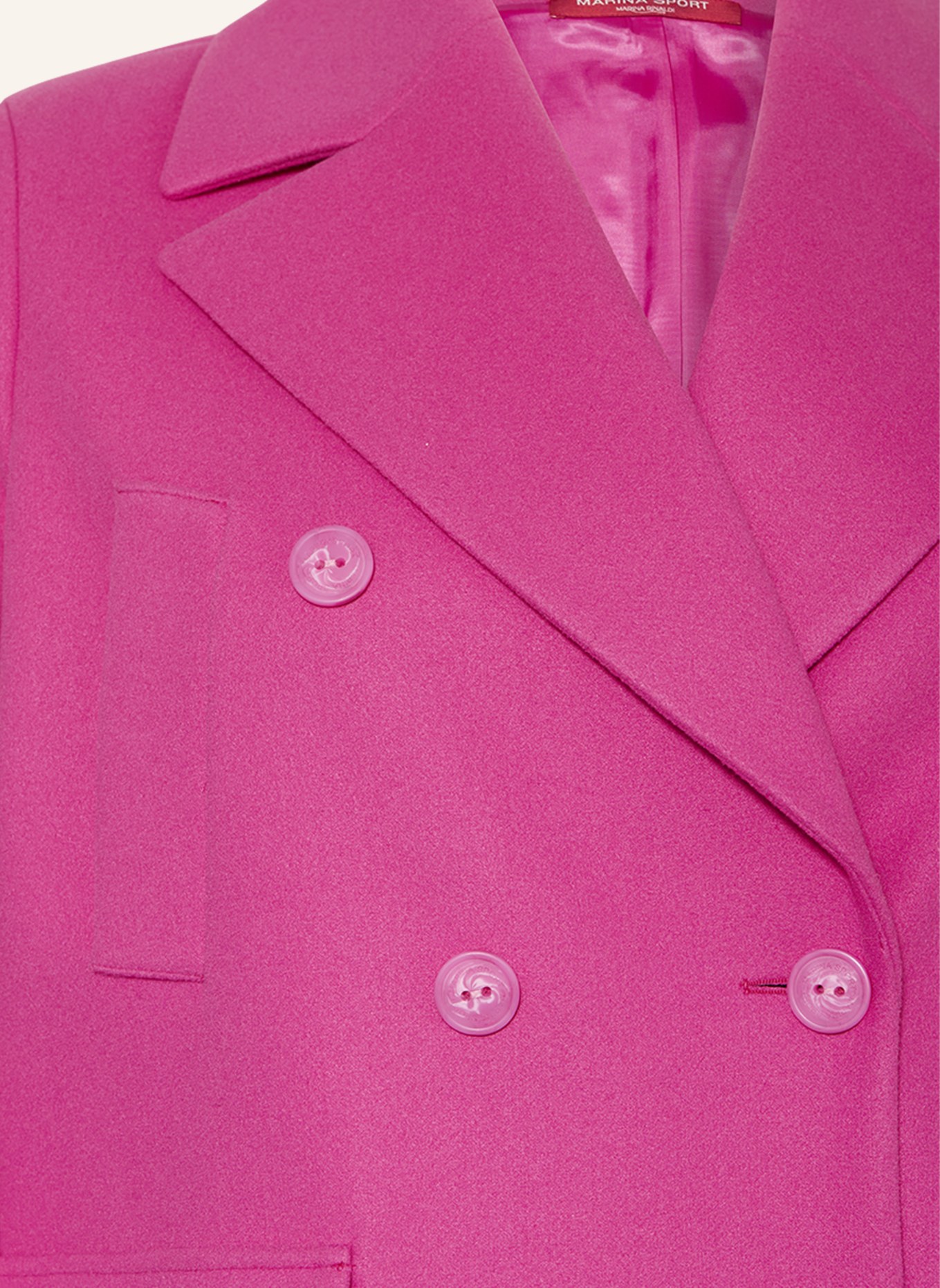 MARINA RINALDI SPORT Pea coat OCCHIALI, Color: FUCHSIA (Image 3)