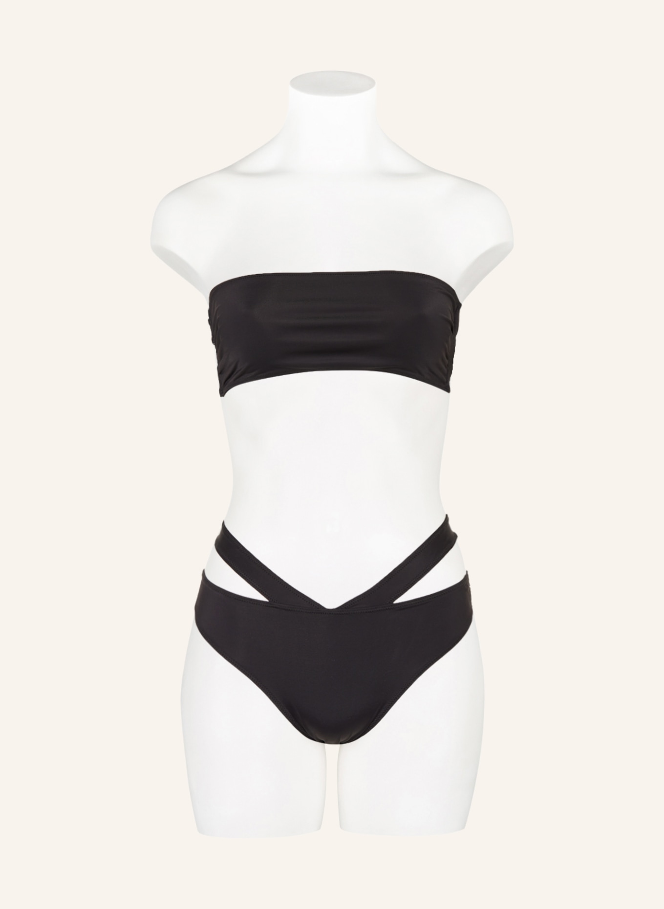 ENVELOPE 1976 Bandeau bikini top PACHA, Color: BLACK (Image 2)