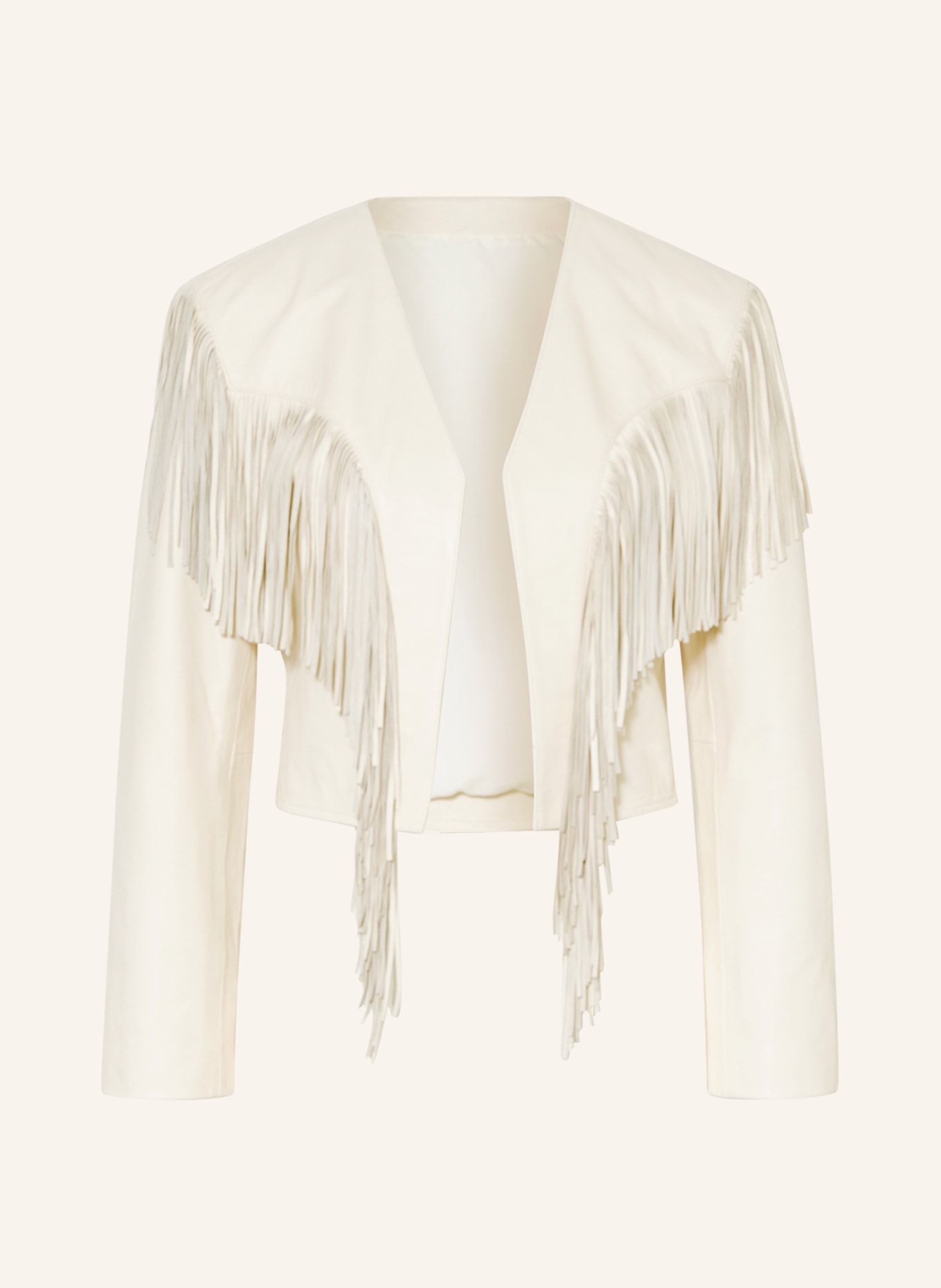 ENVELOPE 1976 Jacket RODEO in leather look, Color: CREAM (Image 1)