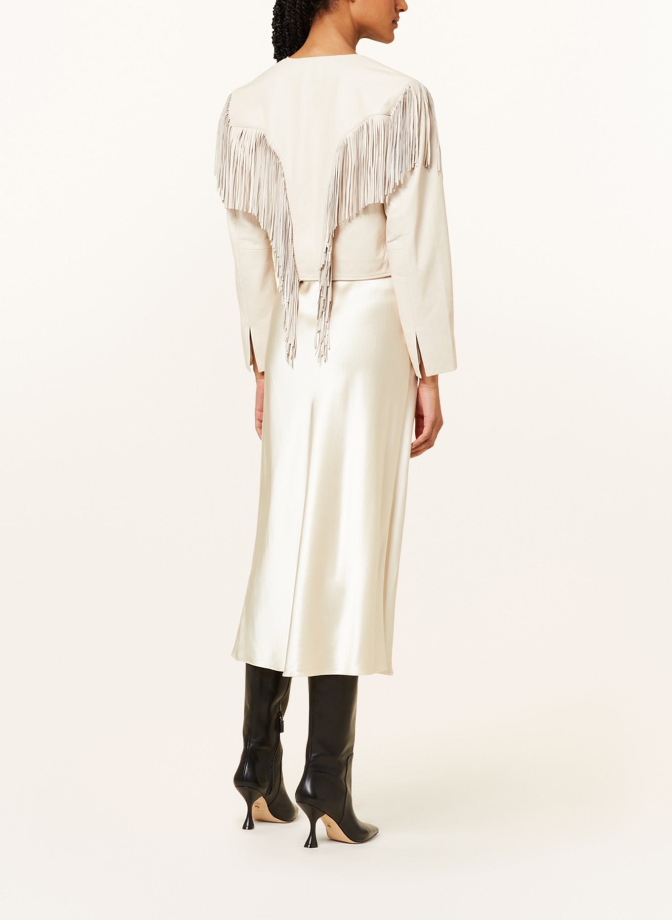 ENVELOPE 1976 Jacket RODEO in leather look, Color: CREAM (Image 3)