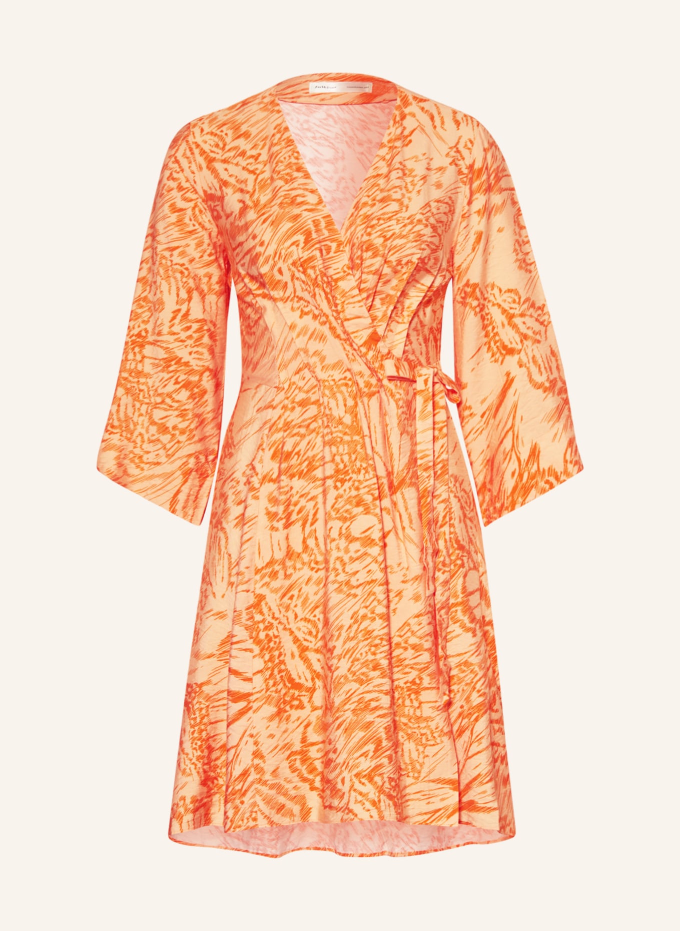 InWear Wrap dress DRITAIW with 3/4 sleeves, Color: ORANGE/ LIGHT ORANGE (Image 1)