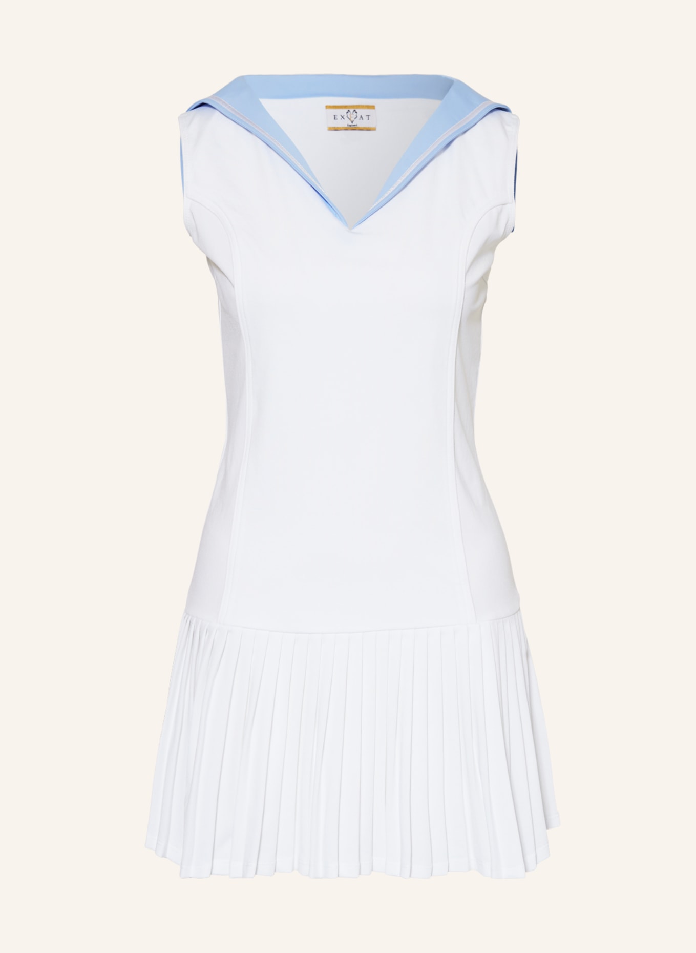 EXEAT Tennis dress ANTIBES, Color: WHITE (Image 1)
