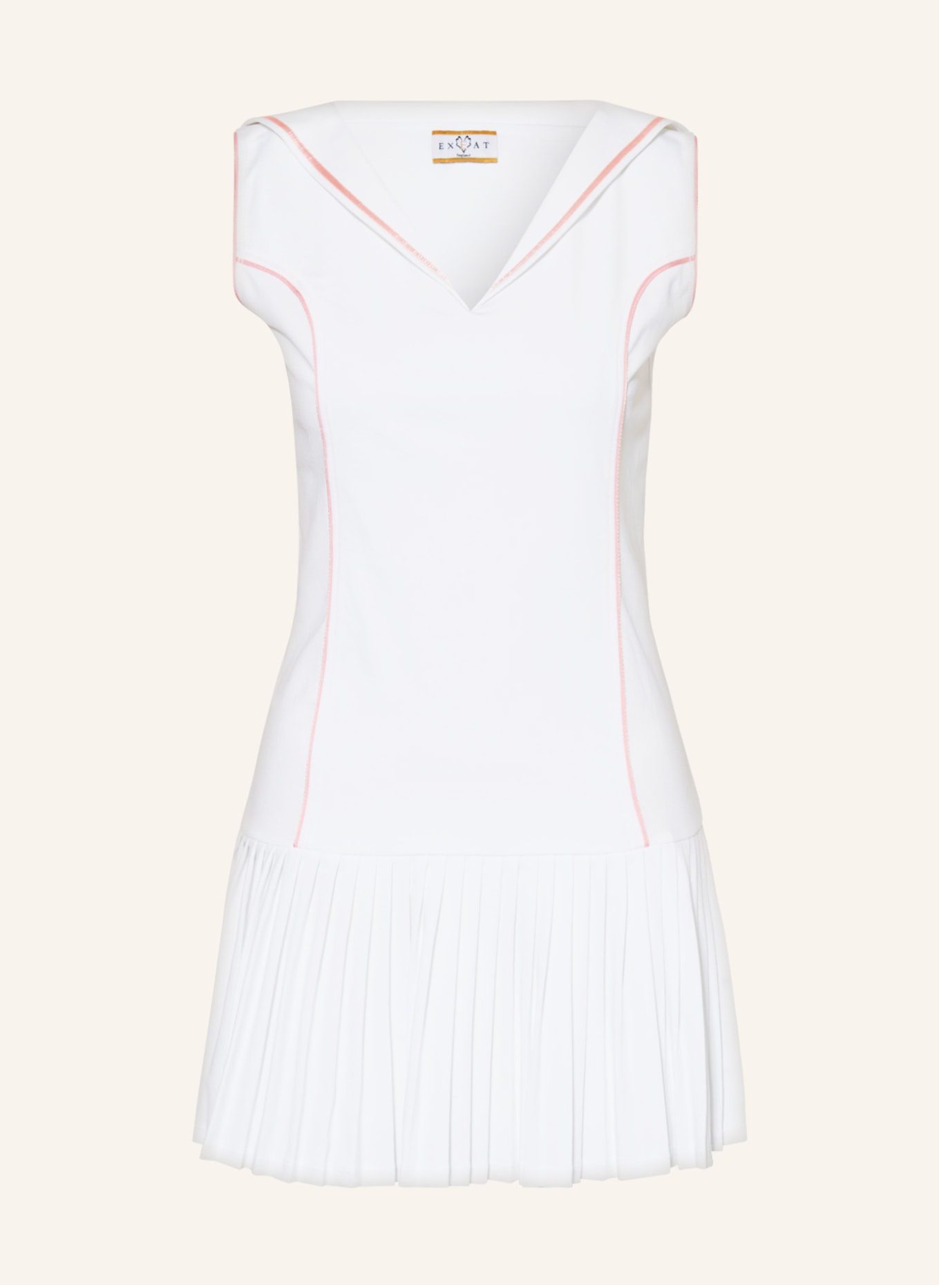 EXEAT Sukienka tenisowa LA CONTESSA, Kolor: BIAŁY (Obrazek 1)