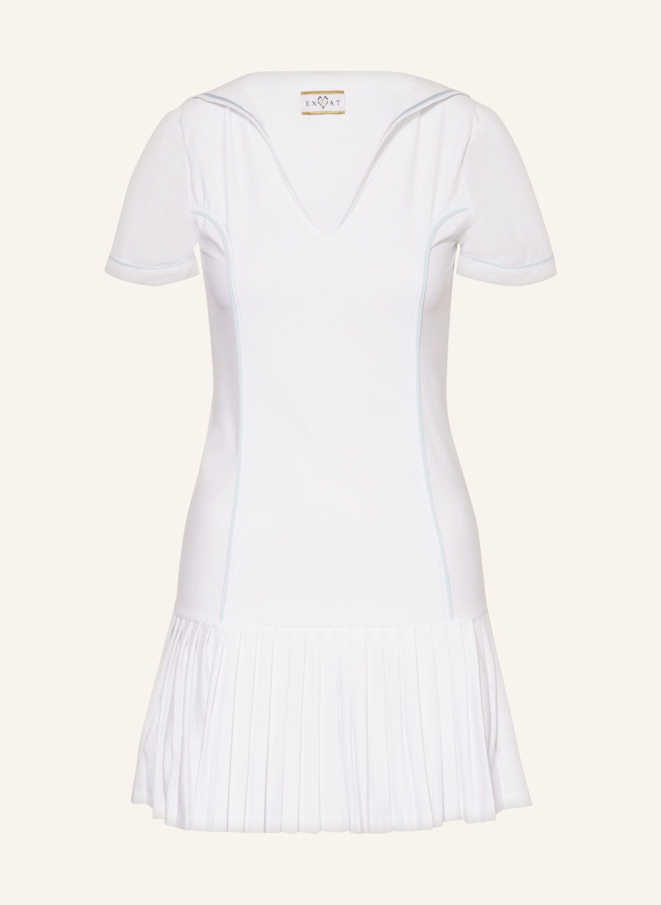 EXEAT Sukienka tenisowa NELSON, Kolor: BIAŁY (Obrazek 1)