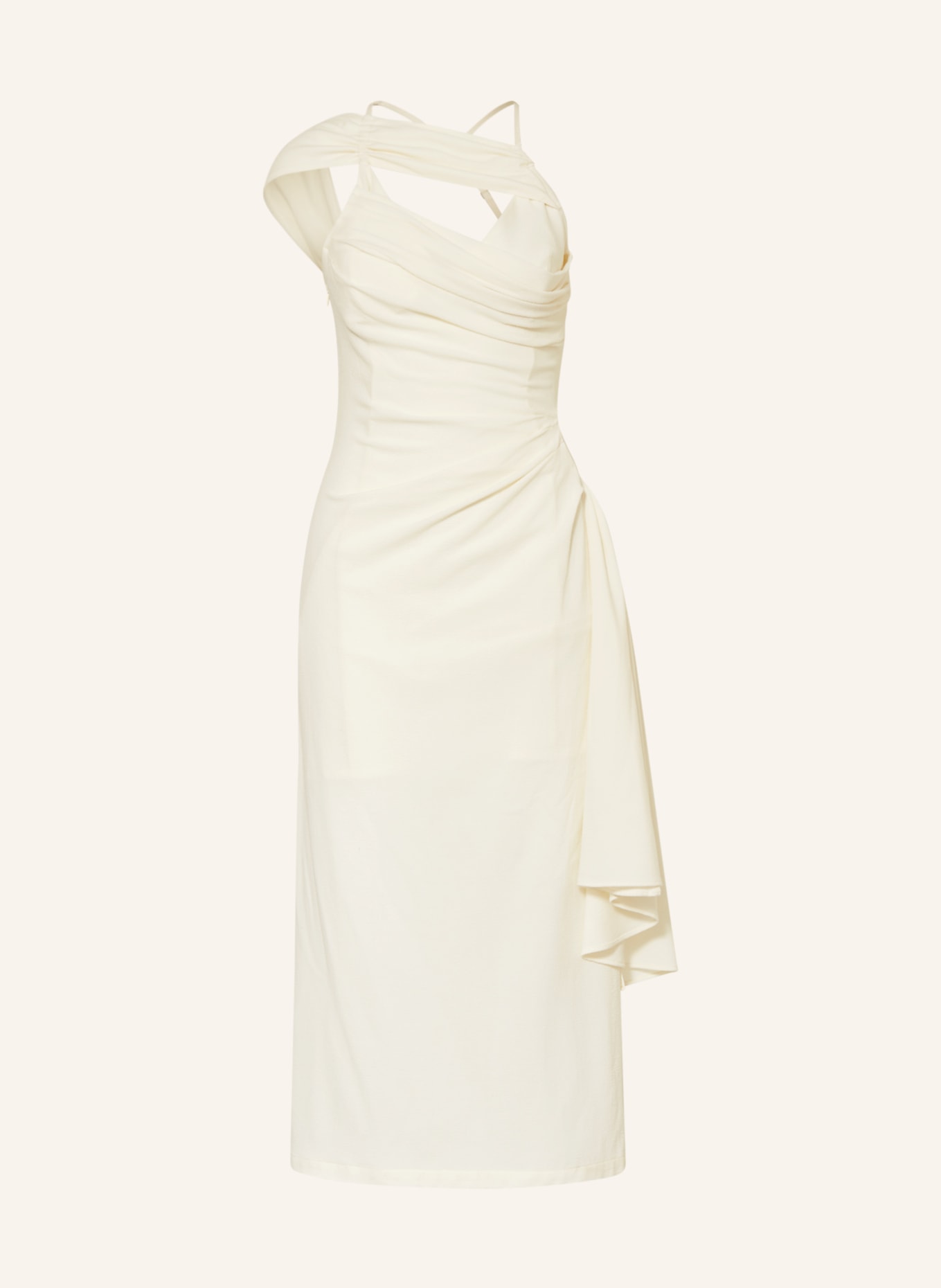 JACQUEMUS Sukienka LA ROBE ABANADA, Kolor: ECRU (Obrazek 1)