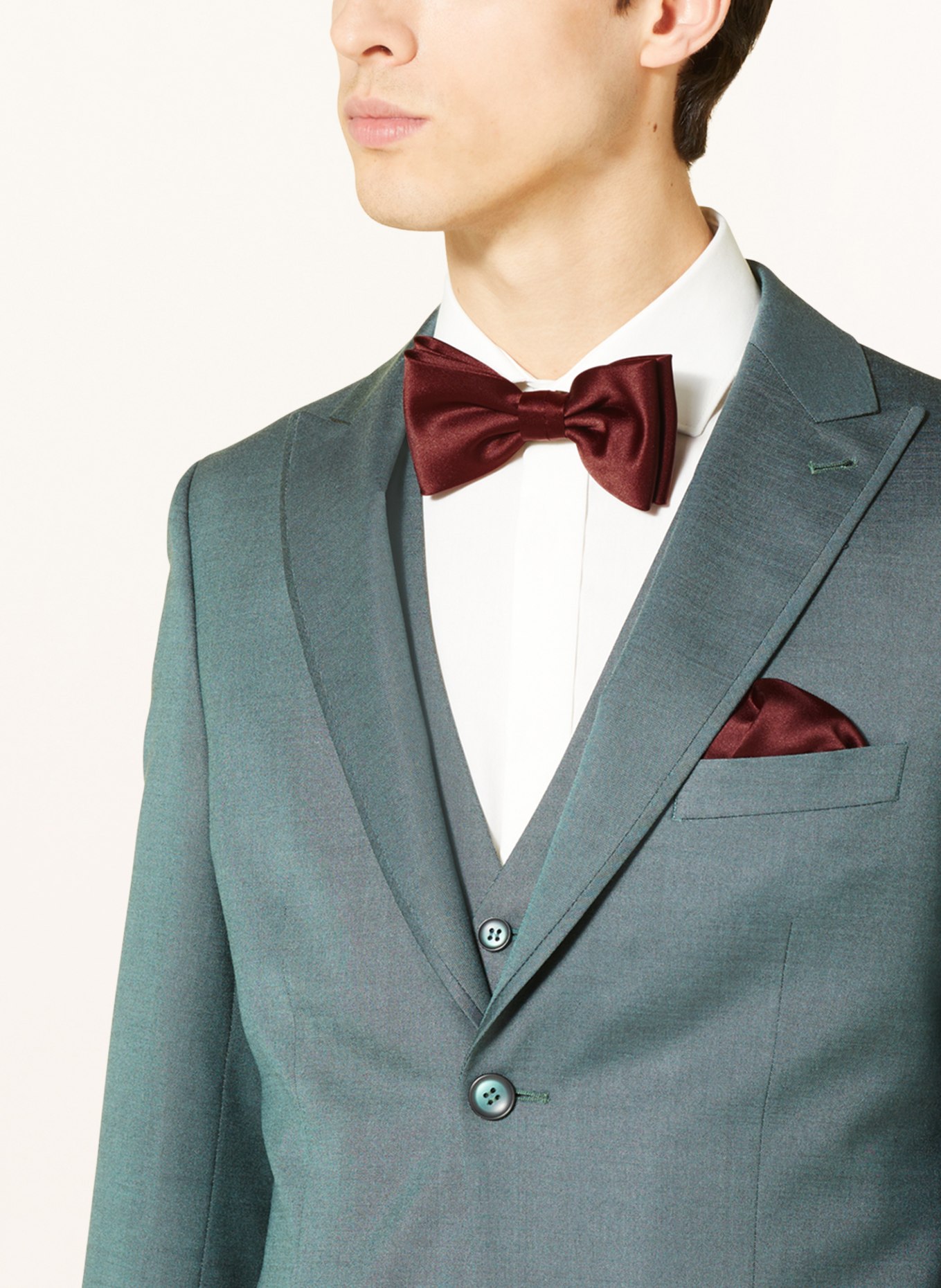 WILVORST Set: Bow tie and pocket square