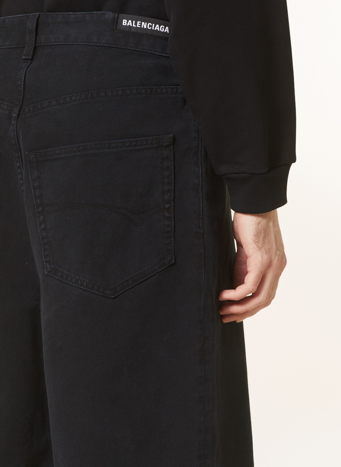 BALENCIAGA Jeans Baggy Fit, Farbe: SCHWARZ (Bild 6)