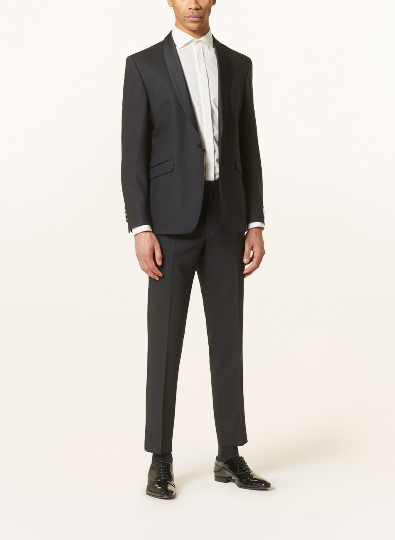 WILVORST Suit trousers slim fit, Color: BLACK (Image 2)