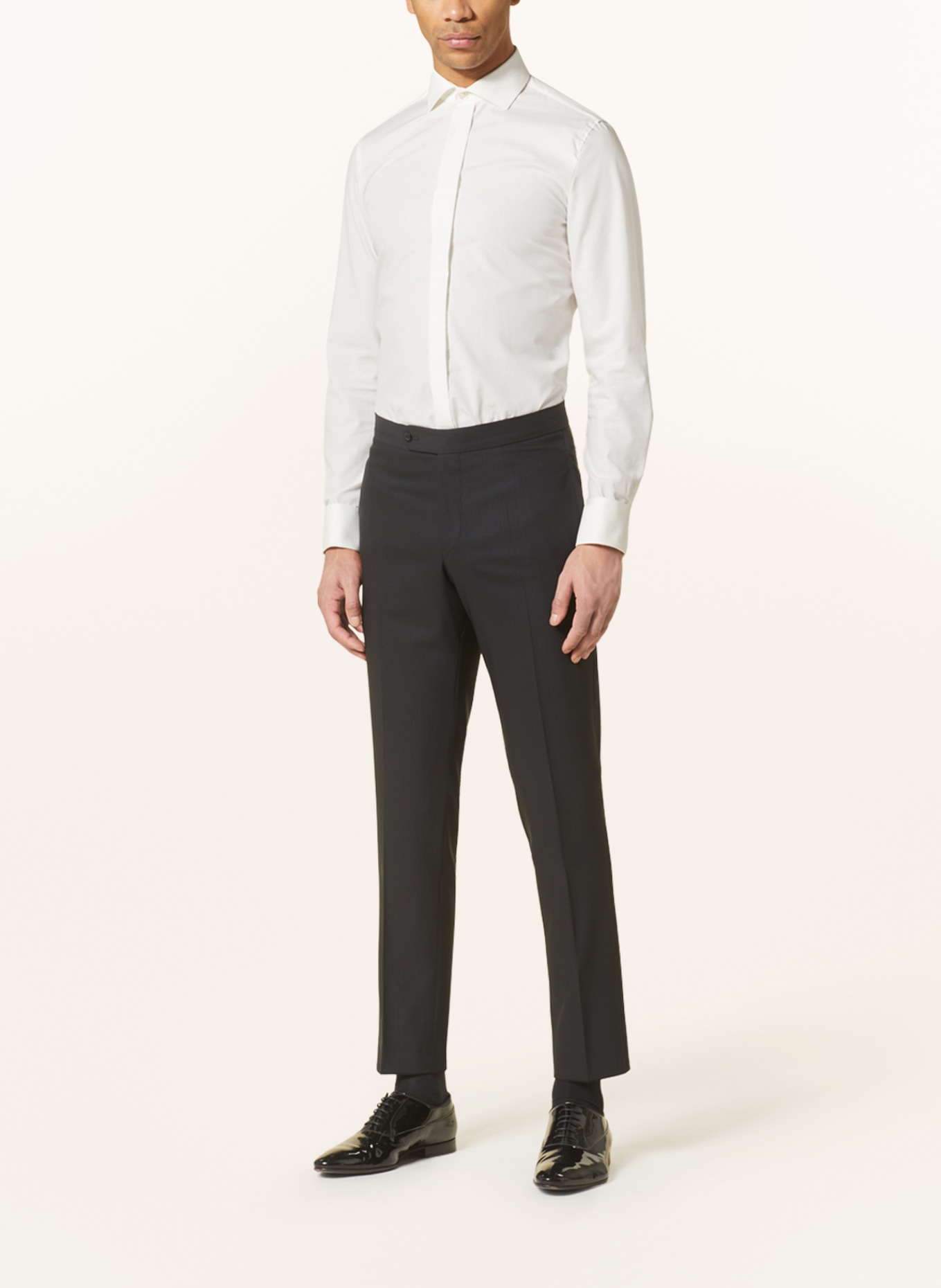WILVORST Suit trousers slim fit, Color: BLACK (Image 3)