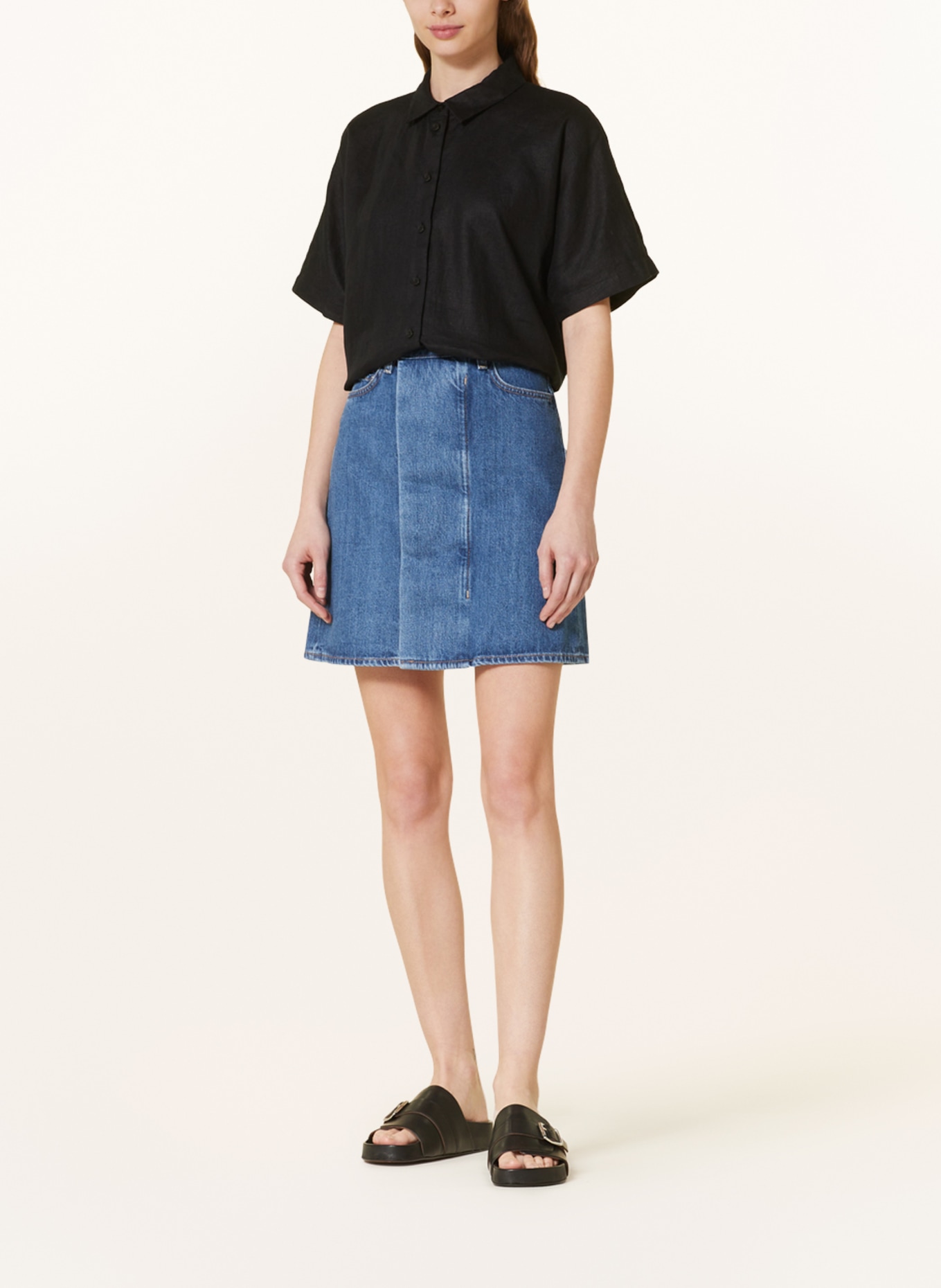 COS Denim skirt, Color: 001 79-212 BLUE MEDIUM (Image 2)