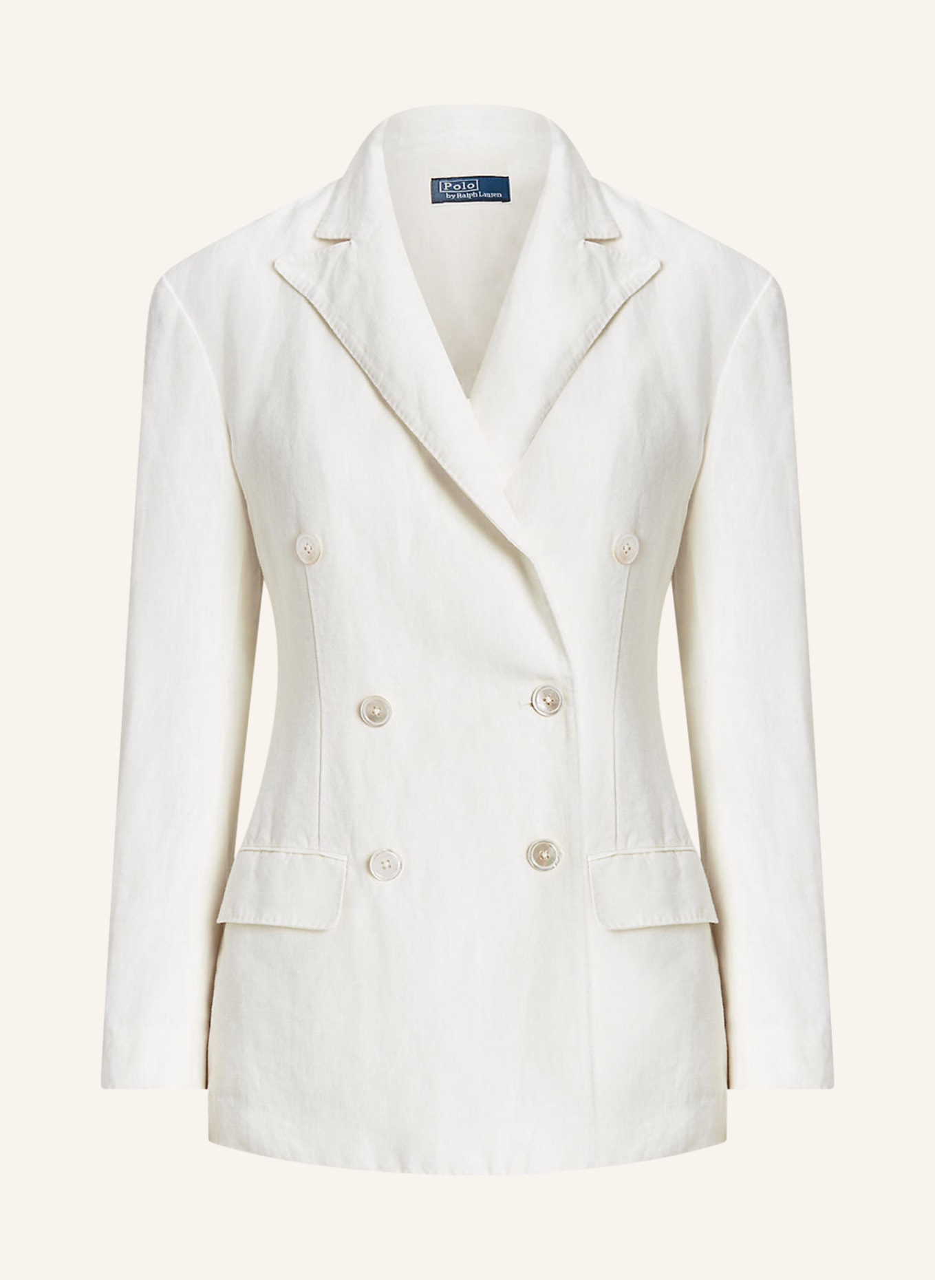 POLO RALPH LAUREN Linen blazer, Color: WHITE (Image 1)