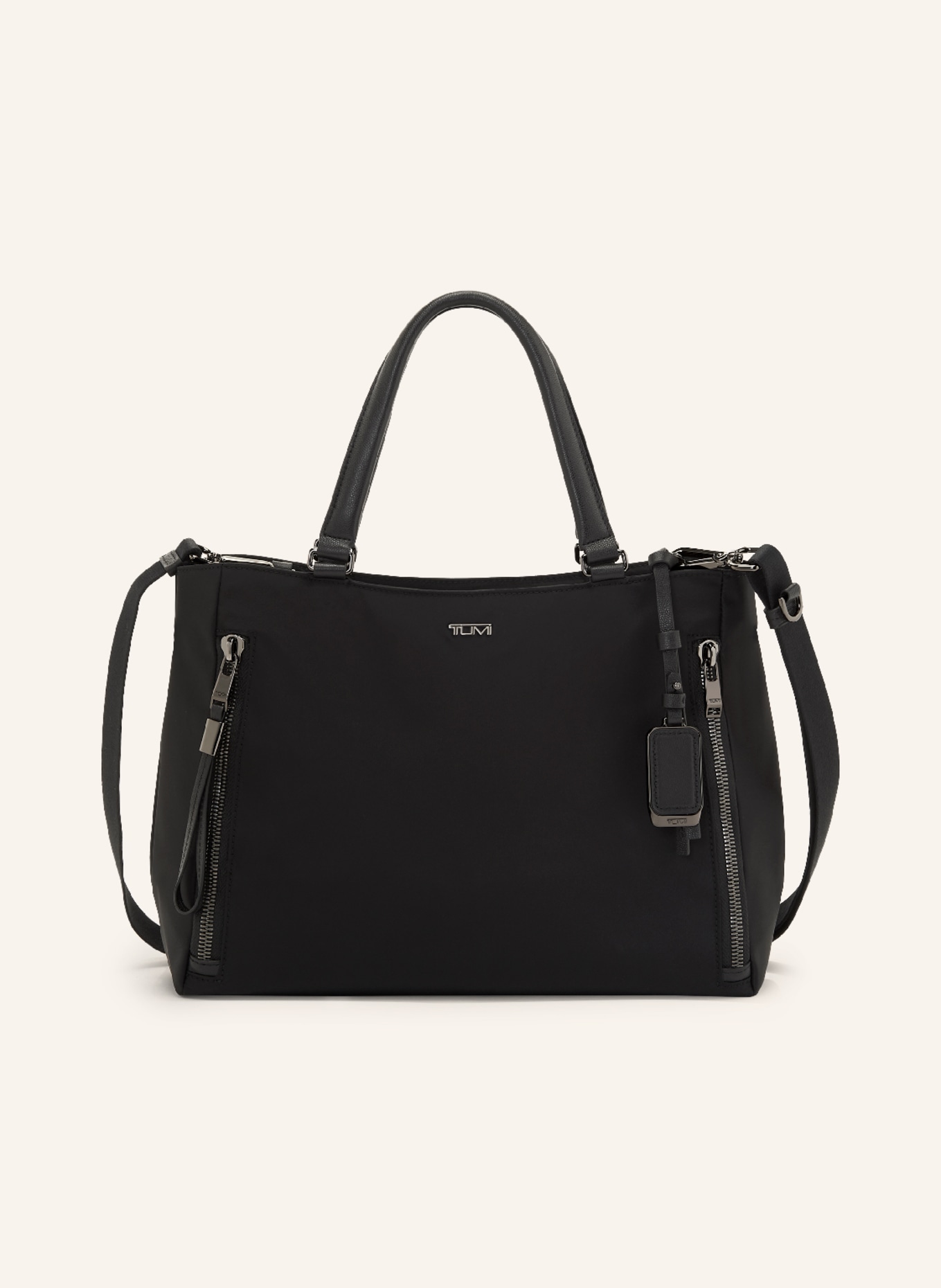 TUMI VOYAGEUR handbag VALETTA MEDIUM with laptop compartment, Color: BLACK (Image 1)