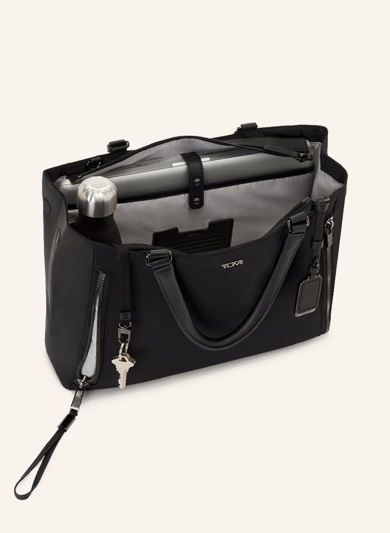 TUMI VOYAGEUR handbag VALETTA MEDIUM with laptop compartment, Color: BLACK (Image 2)