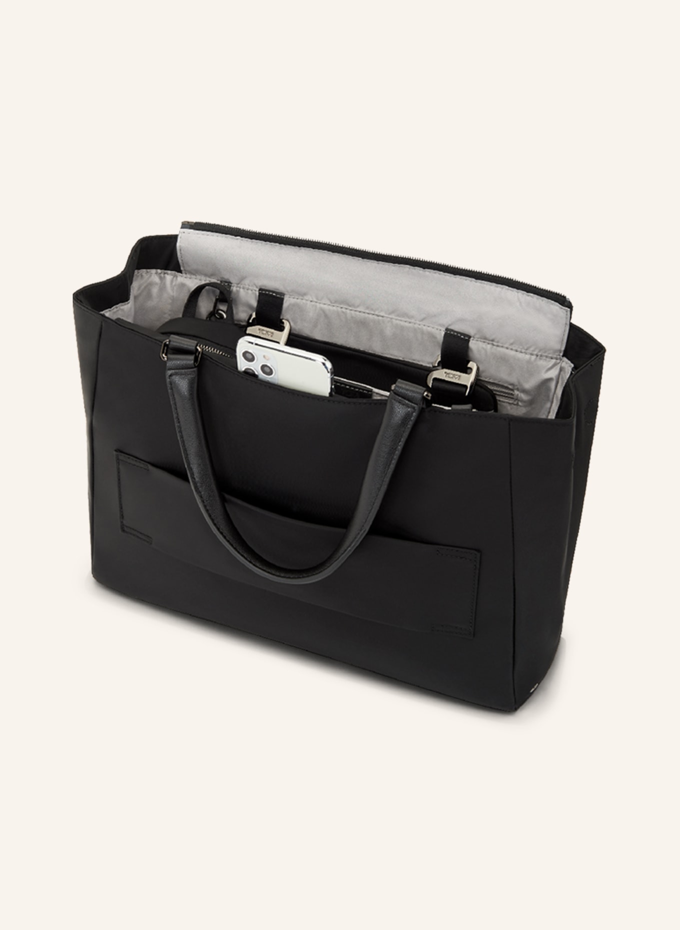 TUMI VOYAGEUR Handtasche VALETTA MEDIUM mit Laptop-Fach, Farbe: SCHWARZ (Bild 3)