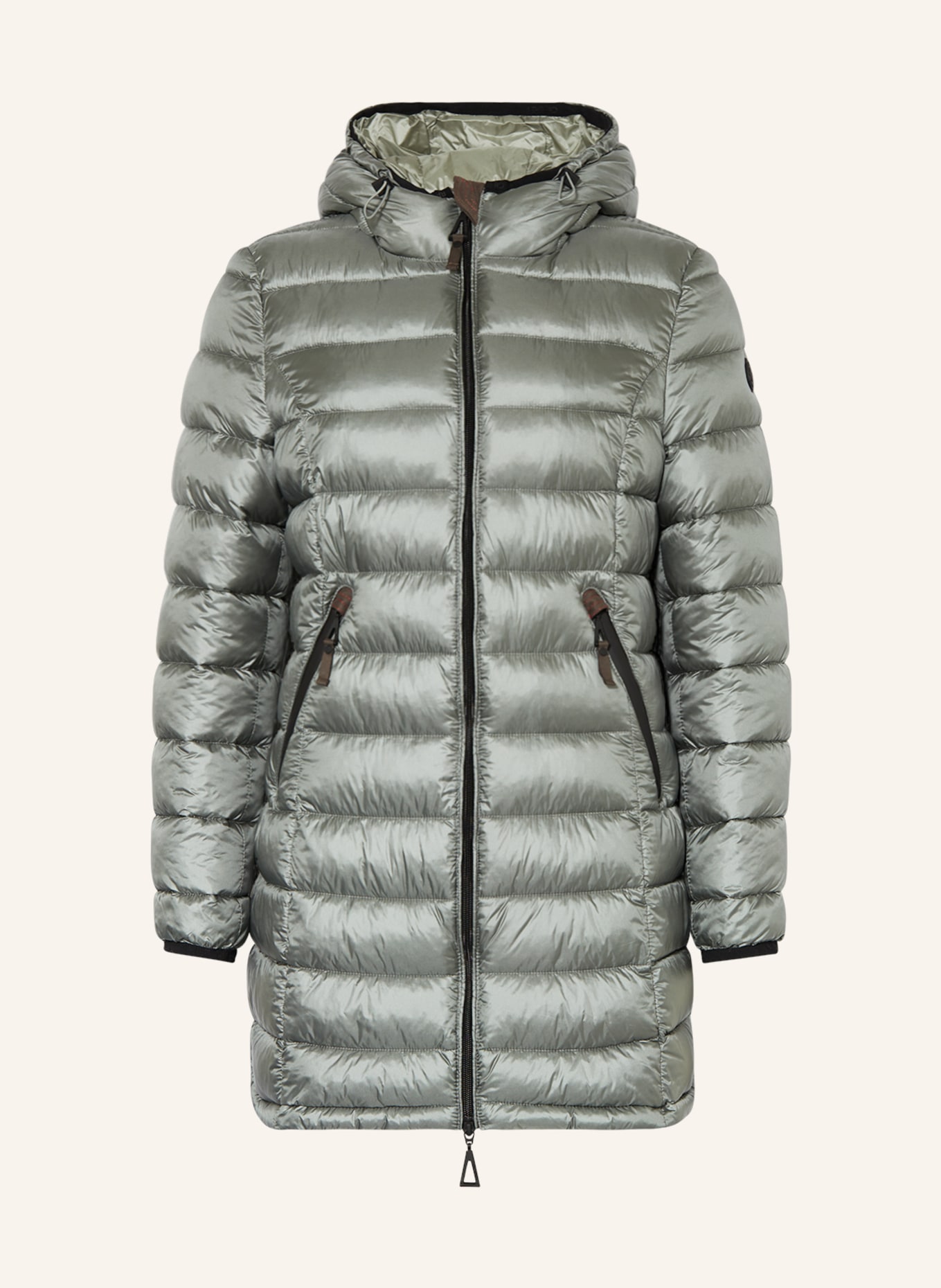 GIL BRET Quilted coat with DUPONT™ SORONA® insulation, Color: TEAL (Image 1)