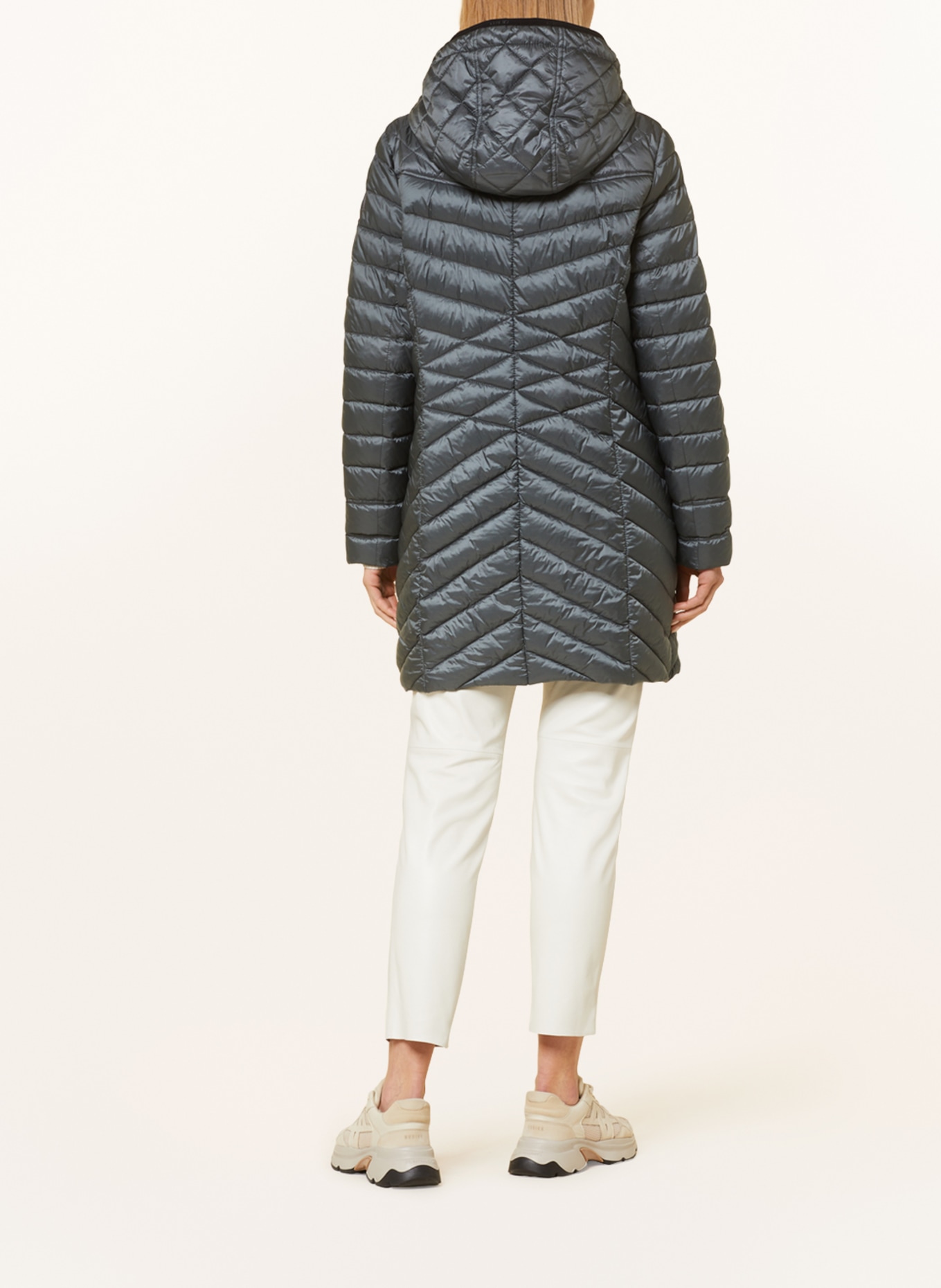 GIL BRET Quilted coat with DUPONT™ SORONA® insulation, Color: GREEN (Image 3)