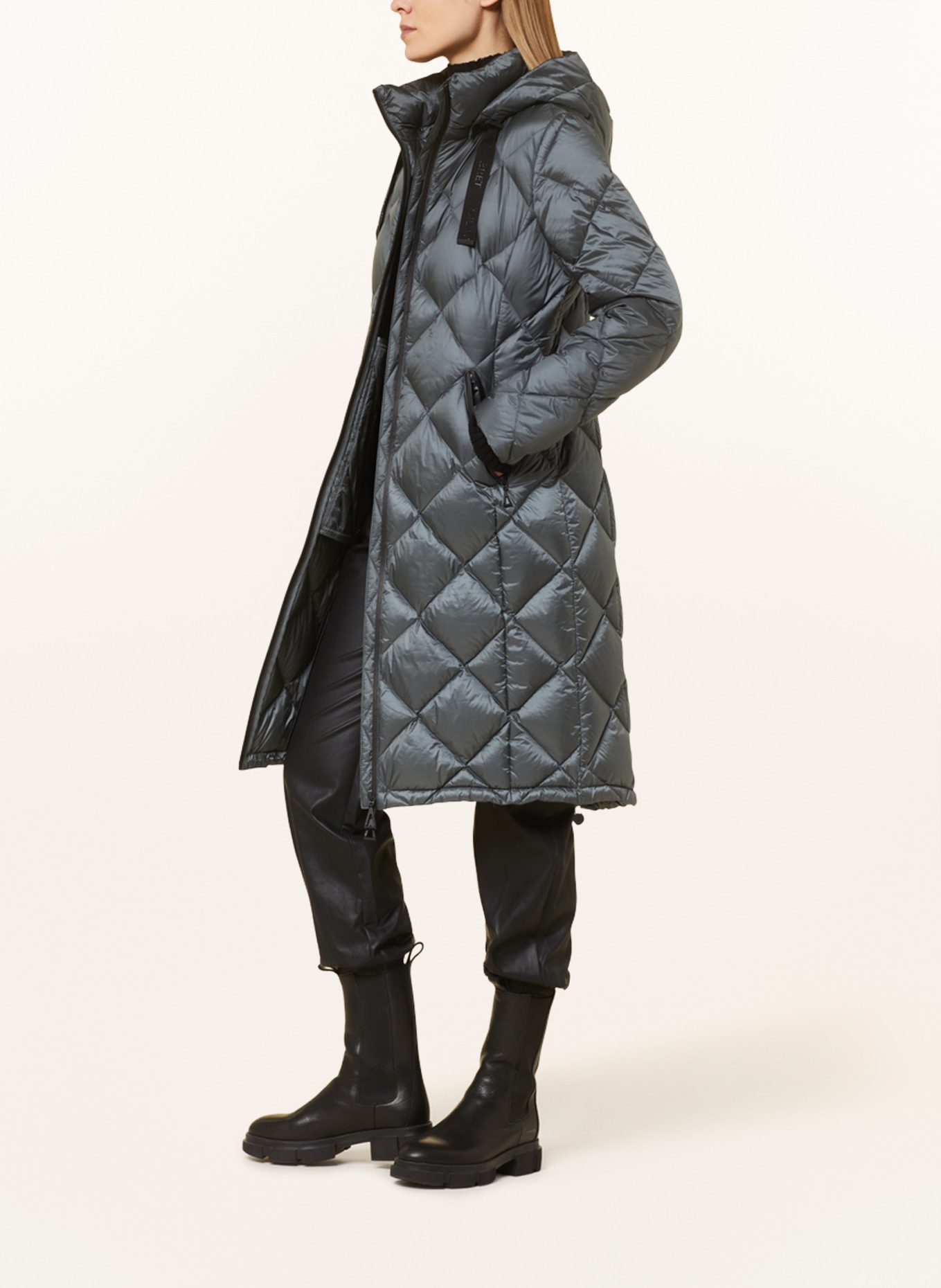 GIL BRET Down coat, Color: OLIVE (Image 4)