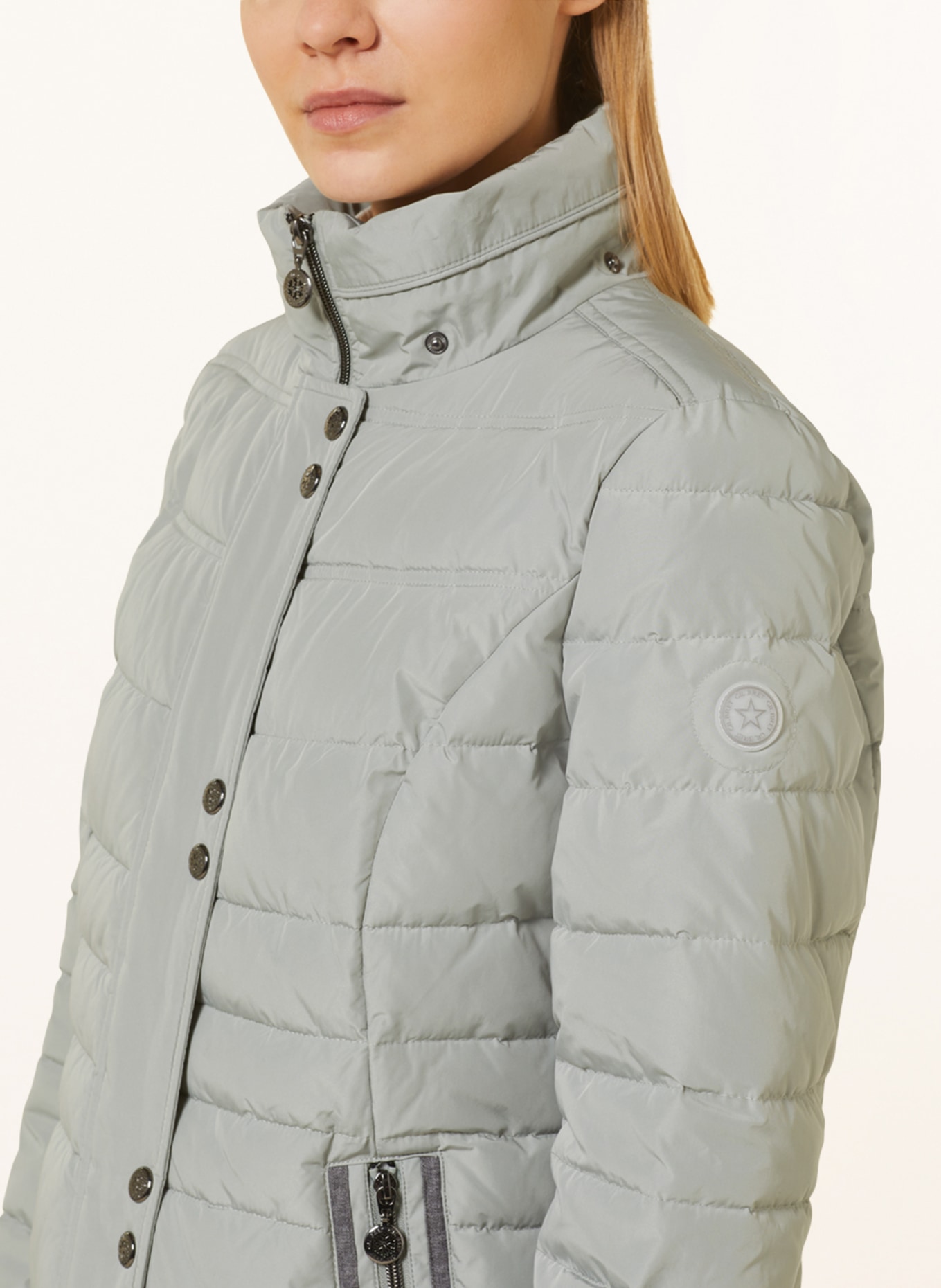 Bernardo quilted faux fur jacket Outlet