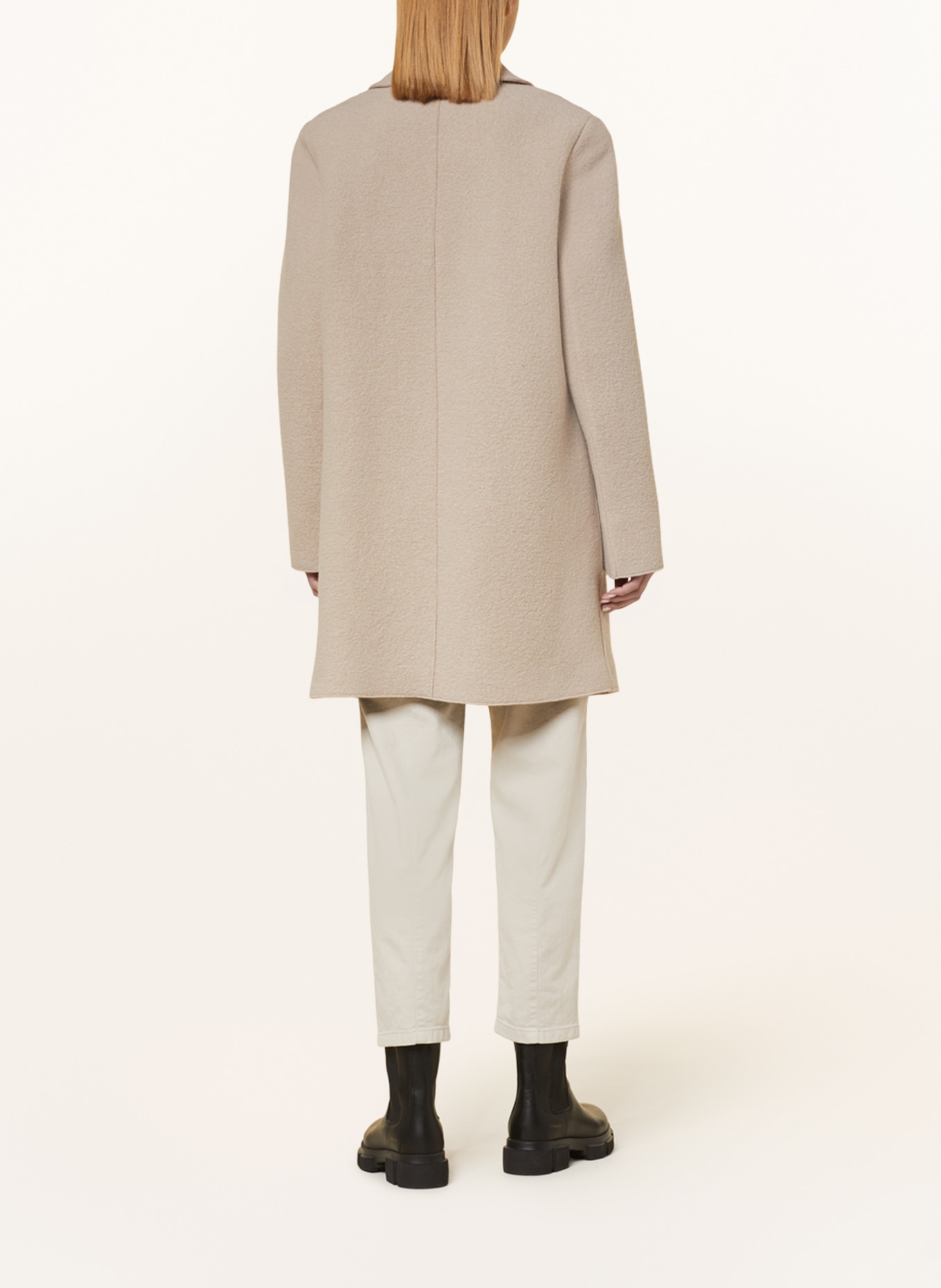 GIL BRET Wool coat, Color: BEIGE (Image 3)