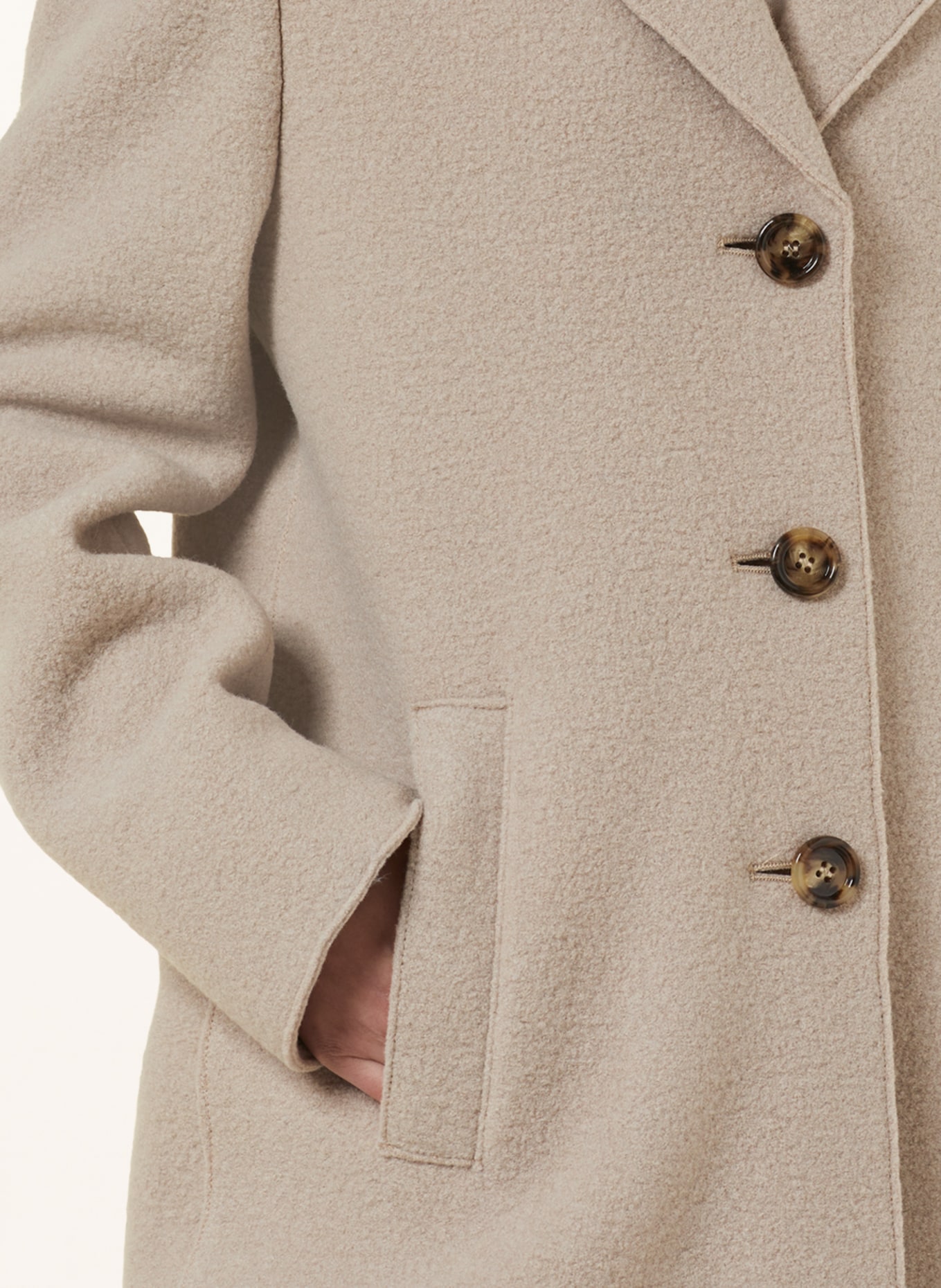 GIL BRET Wool coat, Color: BEIGE (Image 5)