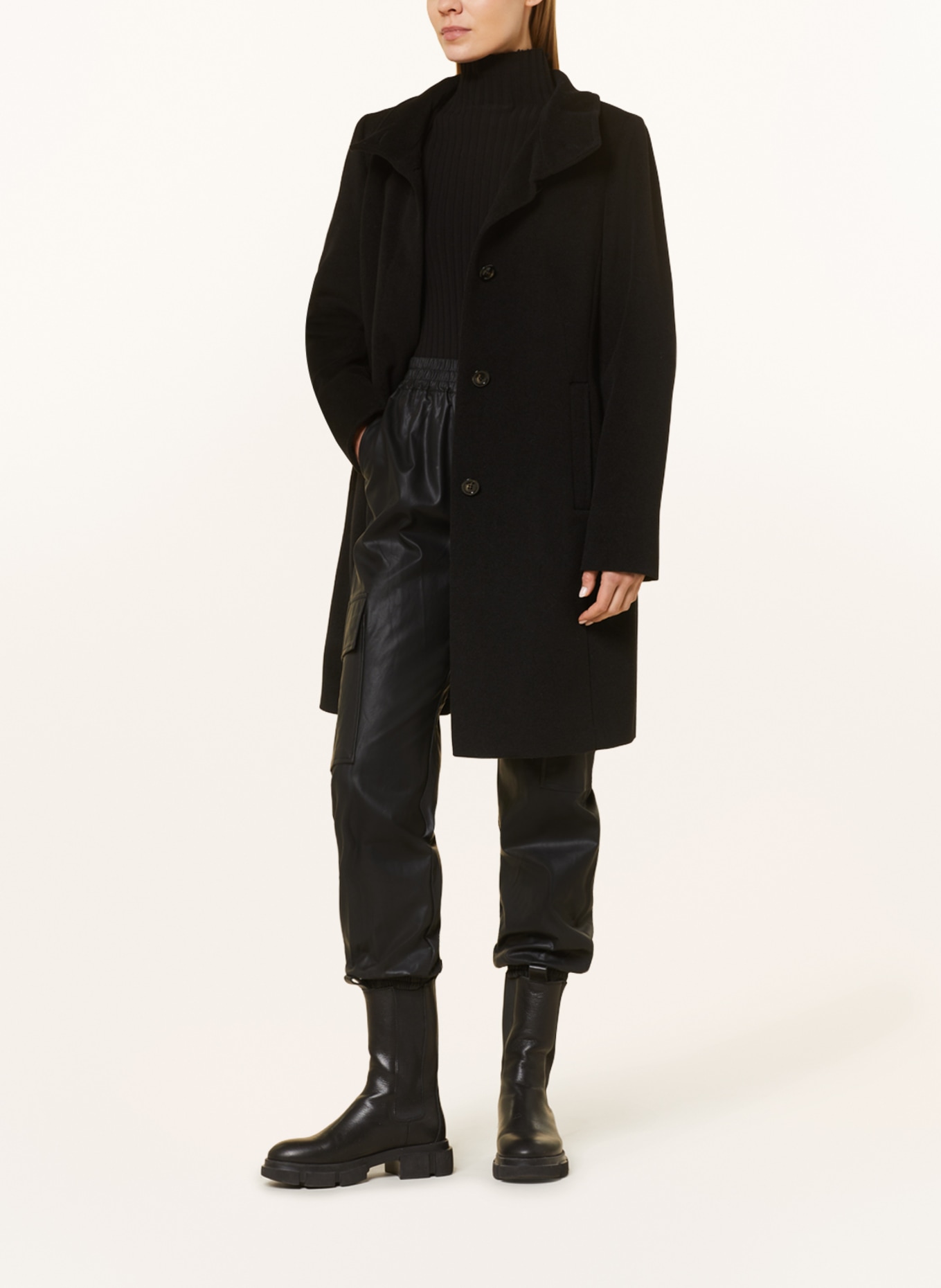 GIL BRET Coat, Color: BLACK (Image 2)
