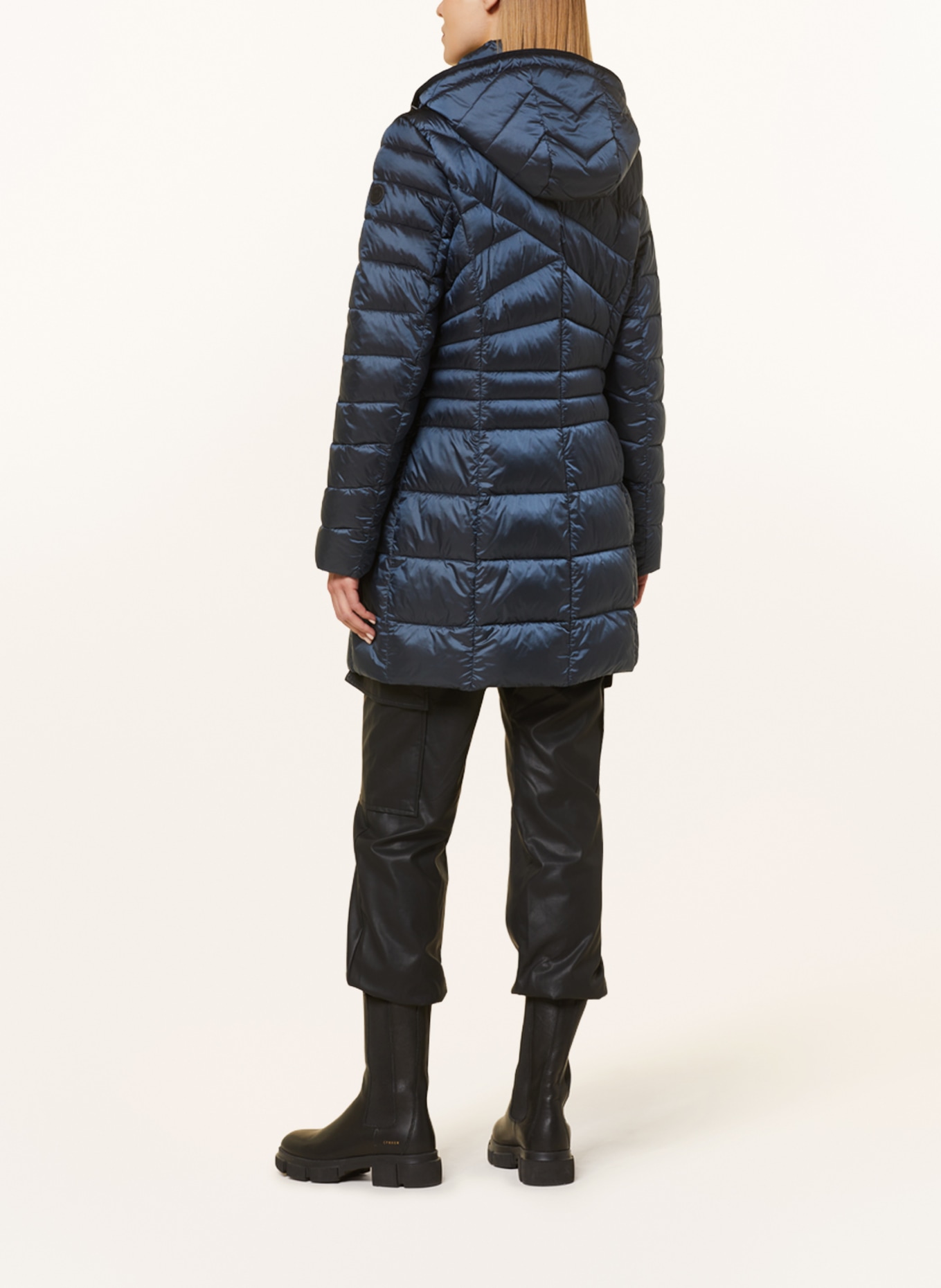 GIL BRET Quilted coat with DUPONT™ SORONA® insulation, Color: DARK BLUE (Image 3)