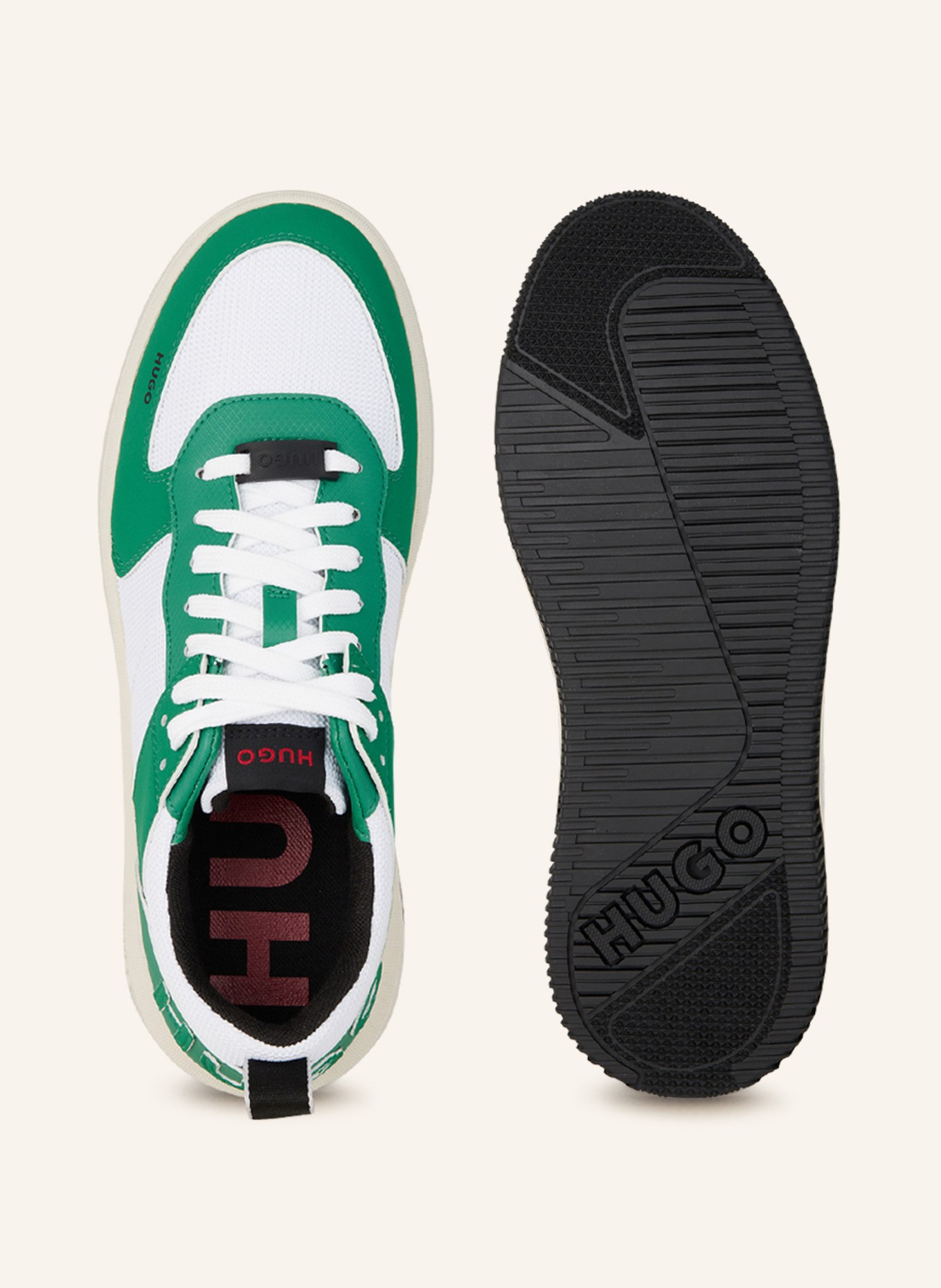 Hugo boss sale trainers green