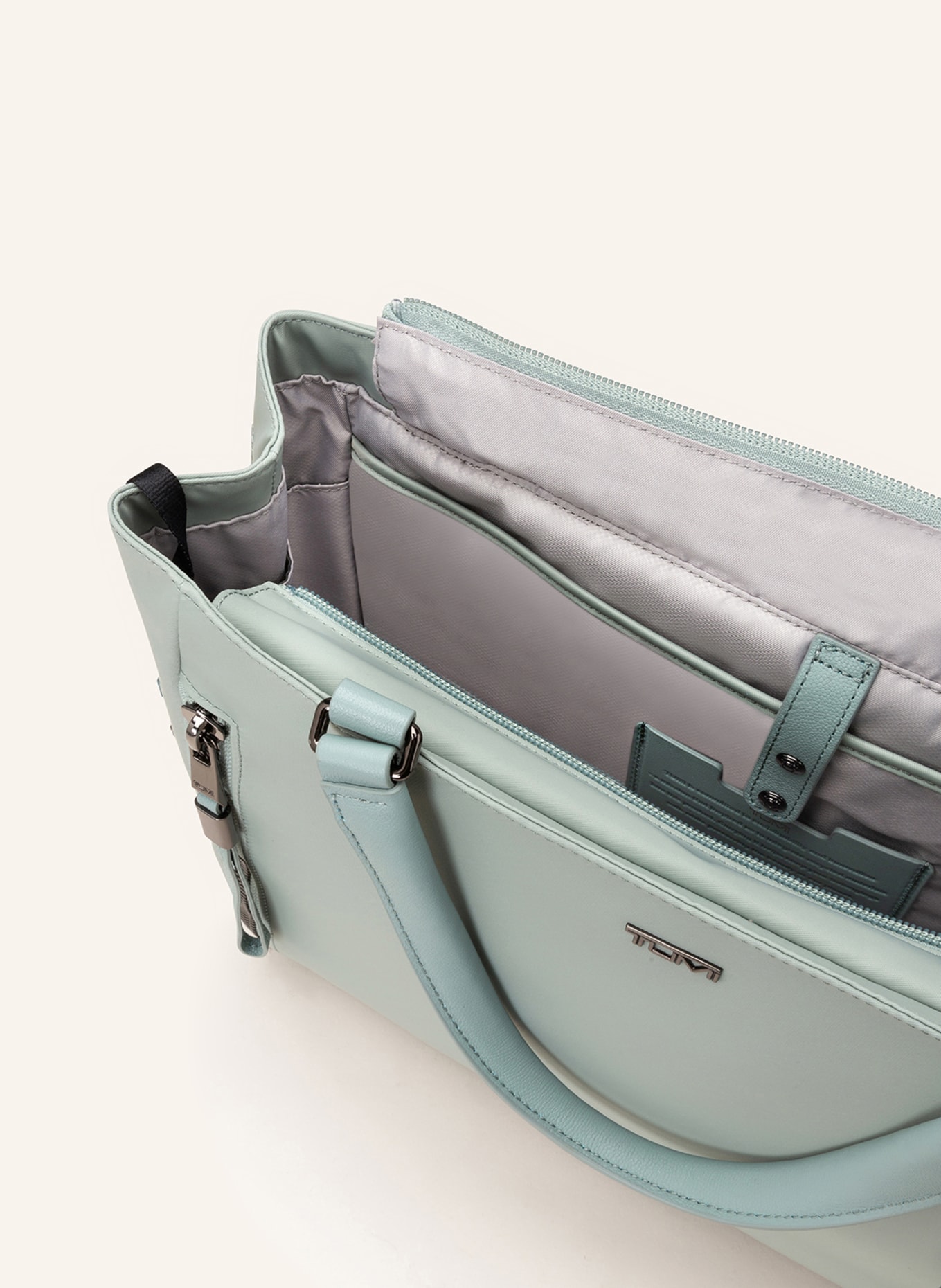 TUMI VOYAGEUR Handtasche VALETTA MEDIUM mit Laptop-Fach, Farbe: MINT (Bild 3)