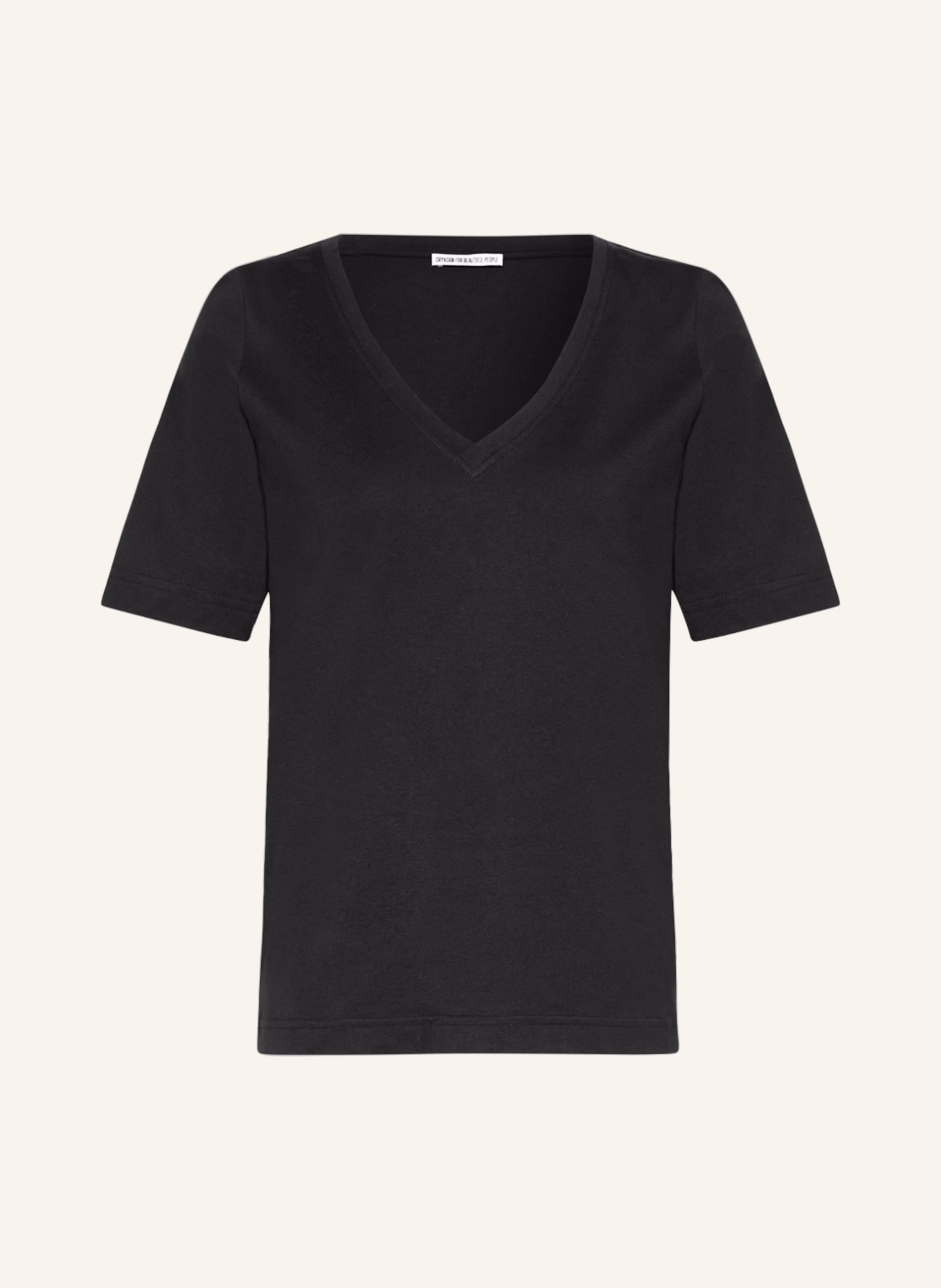 DRYKORN T-shirt JACINA, Color: BLACK (Image 1)