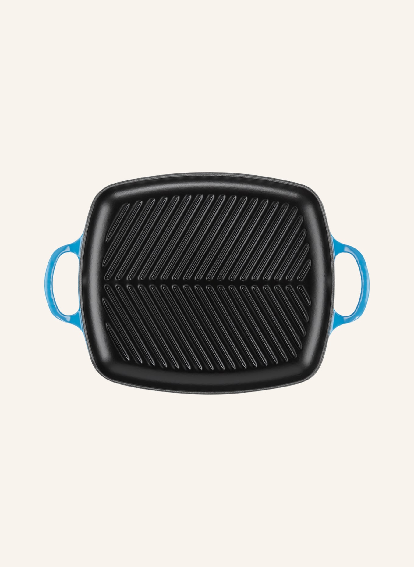 LE CREUSET Grillplatte SIGNATURE: AZURE