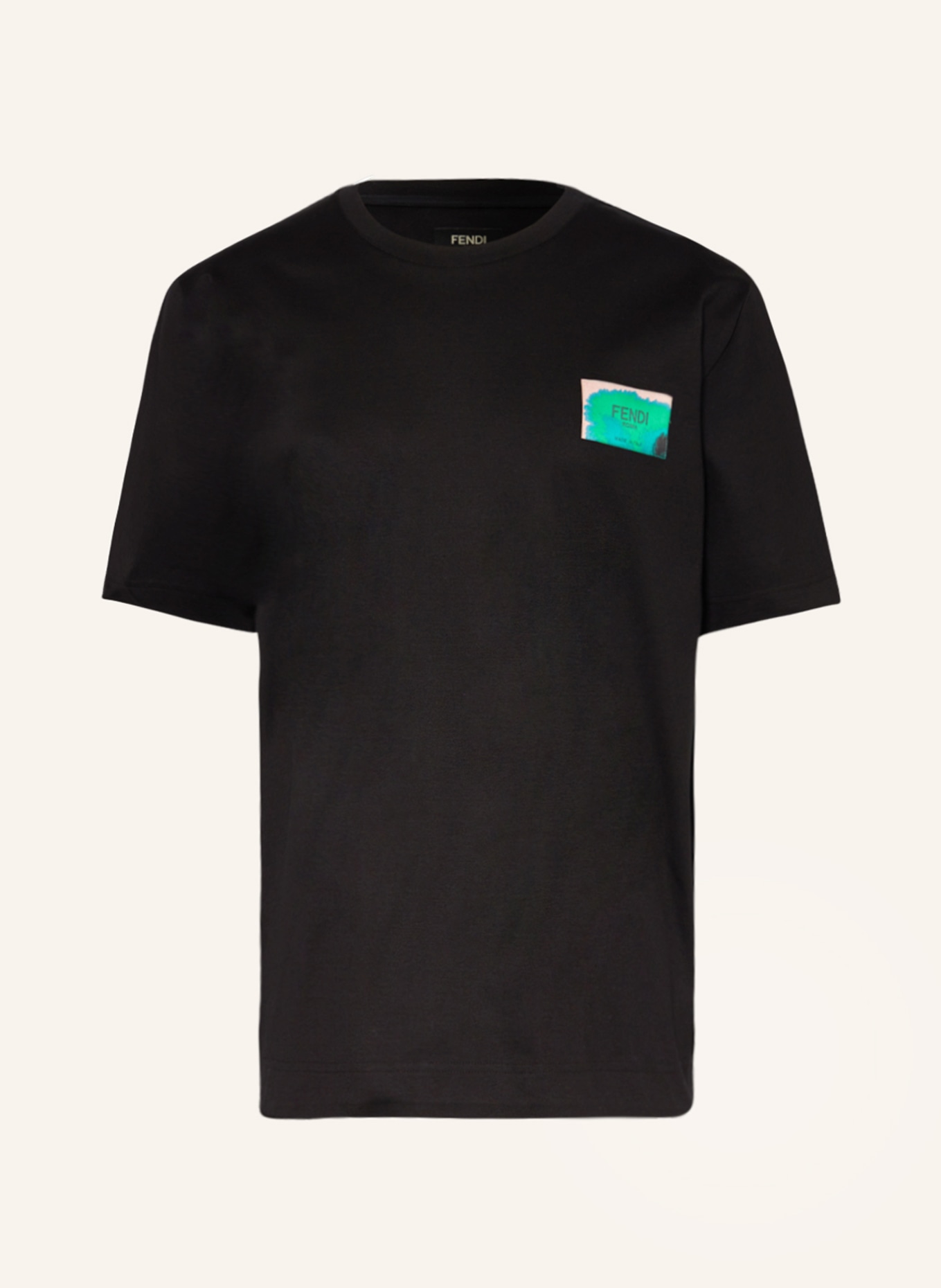 FENDI T-shirt, Kolor: CZARNY (Obrazek 1)