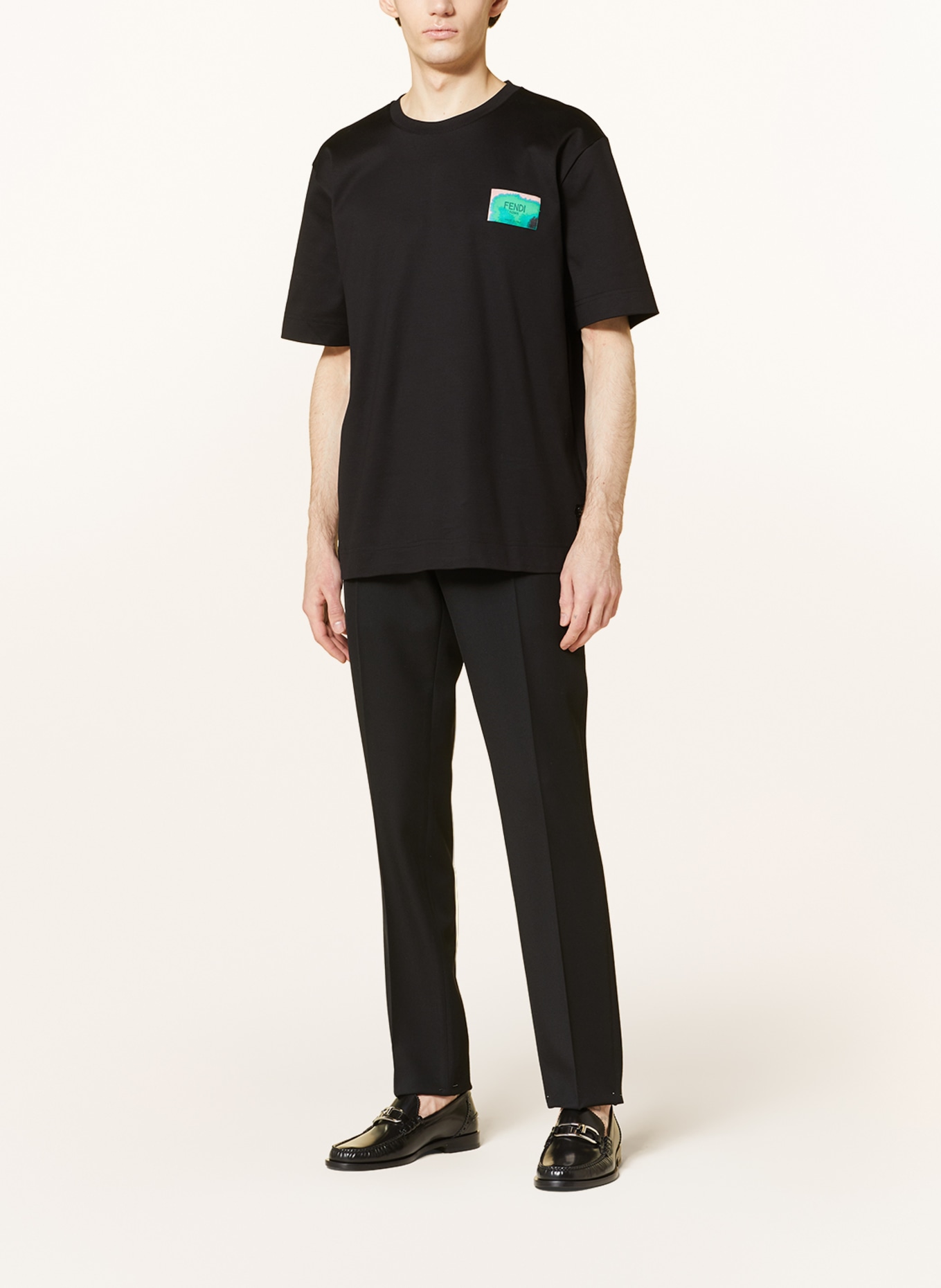 FENDI T-shirt, Color: BLACK (Image 2)