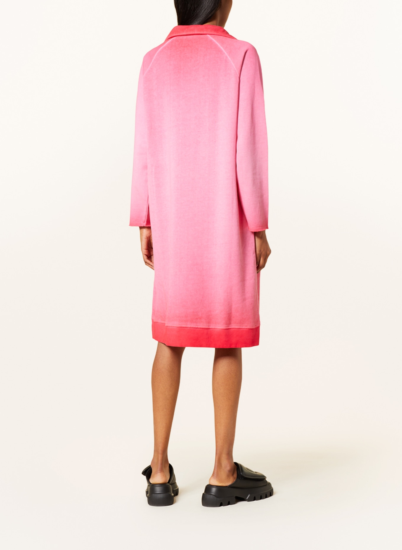 yippie hippie Oversized-Sweatkleid, Farbe: PINK (Bild 3)