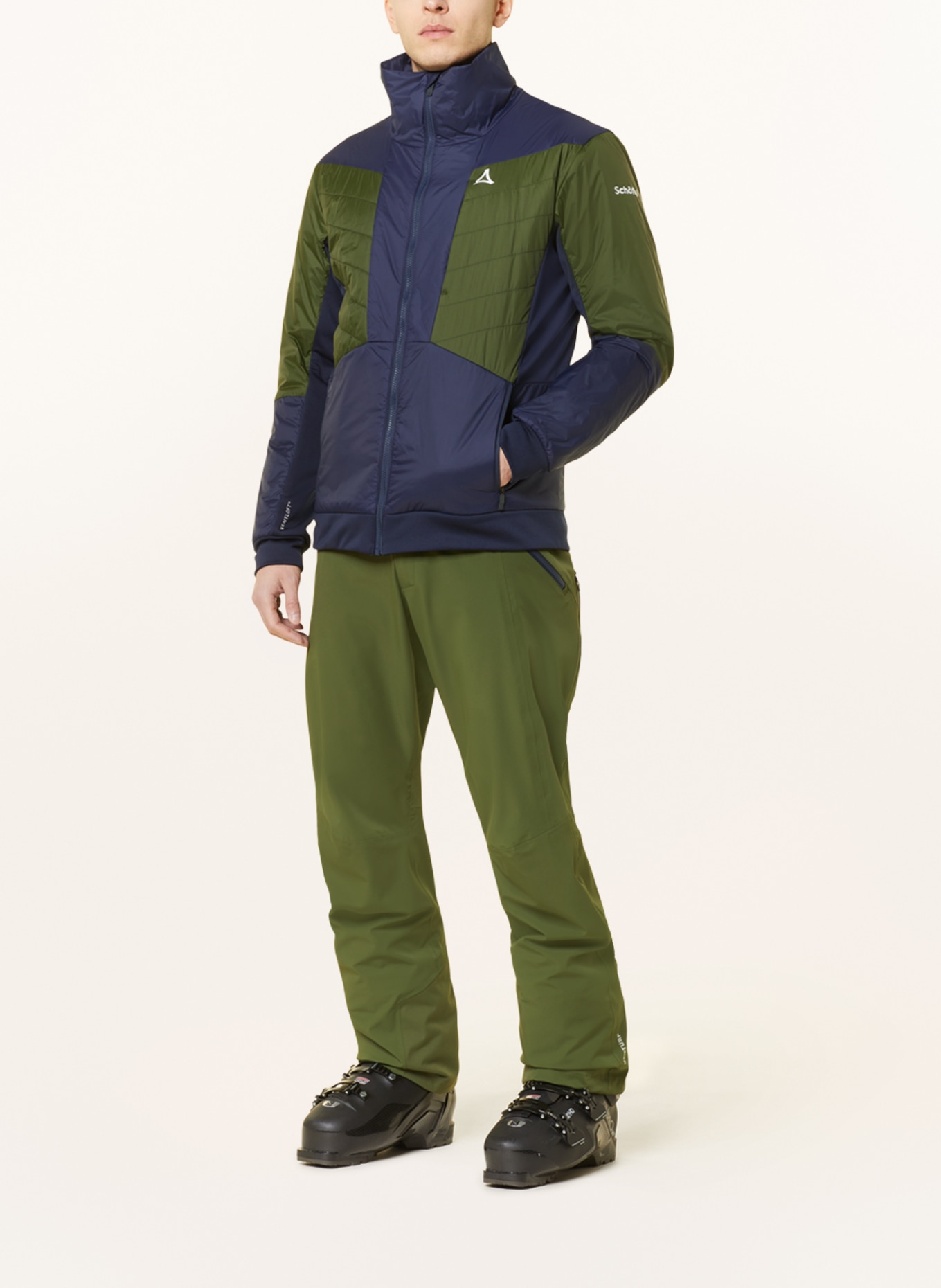 Hybrid clearance quilted jacket