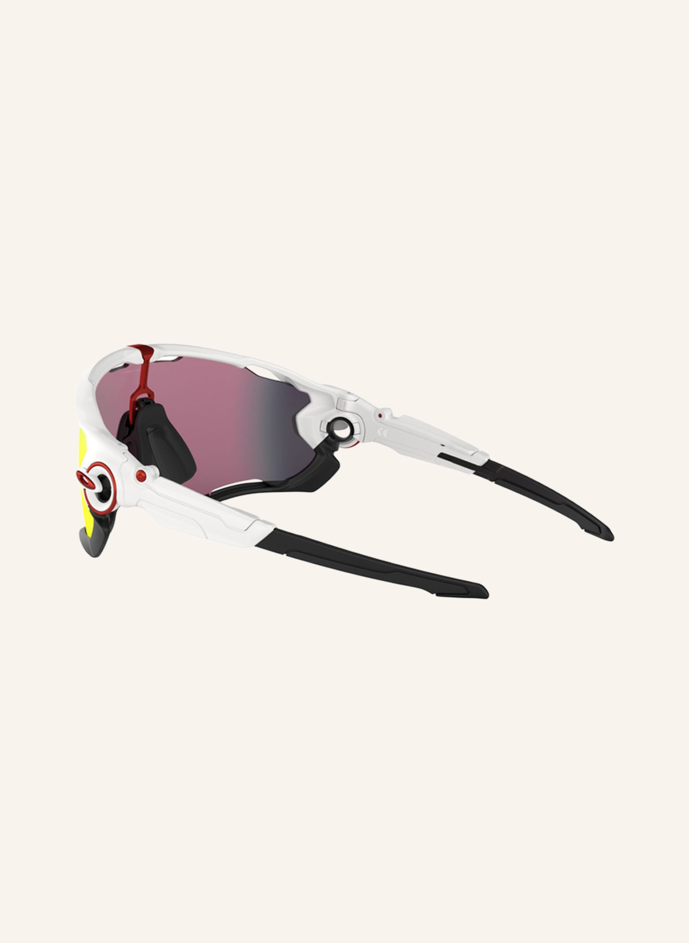 OAKLEY Cycling glasses JAWBREAKER, Color: 92900531 - WHITE/ BLACK/ PURPLE (Image 4)
