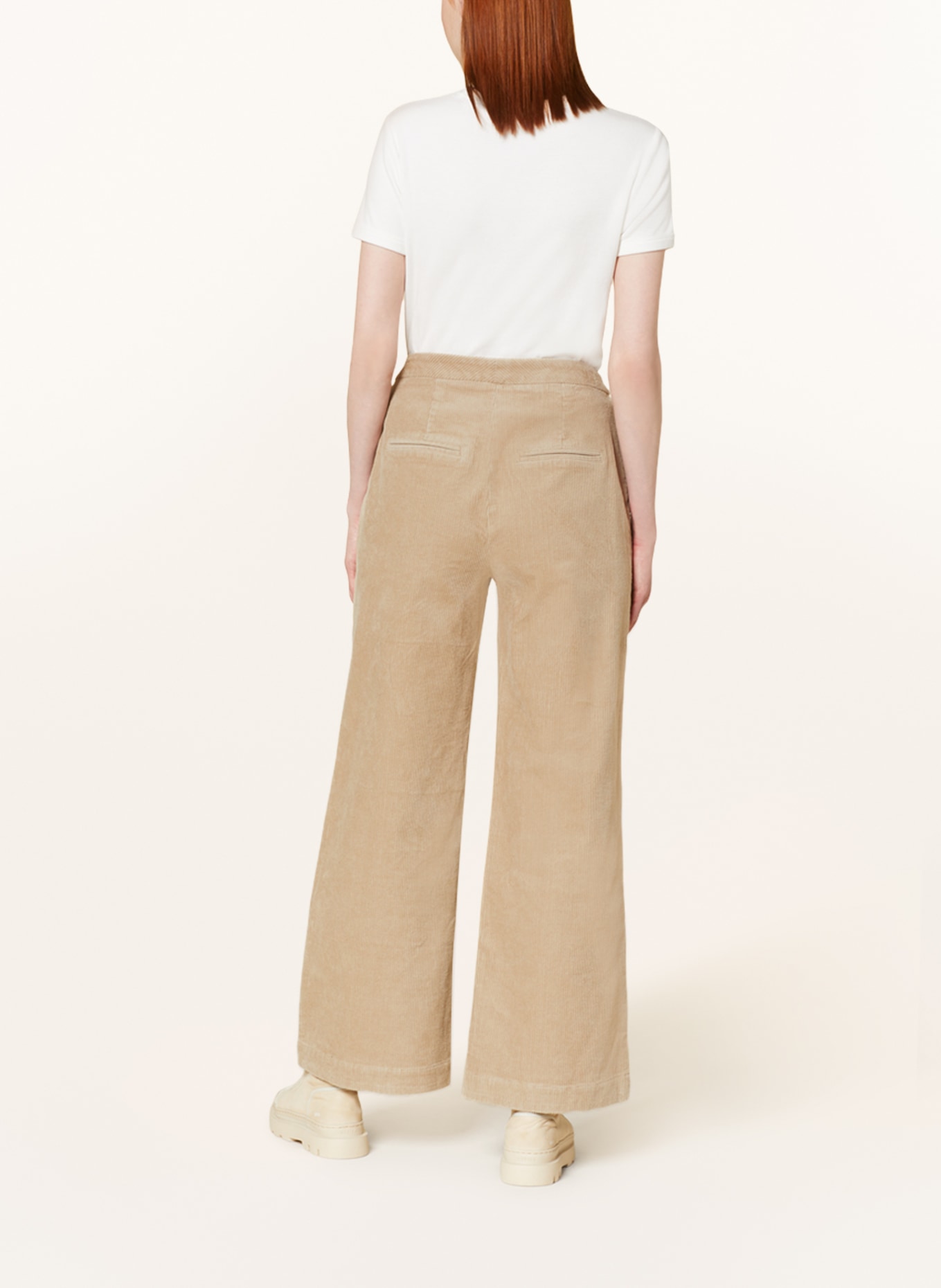MSCH COPENHAGEN Corduroy trousers MSCHGEGGO, Color: BEIGE (Image 3)