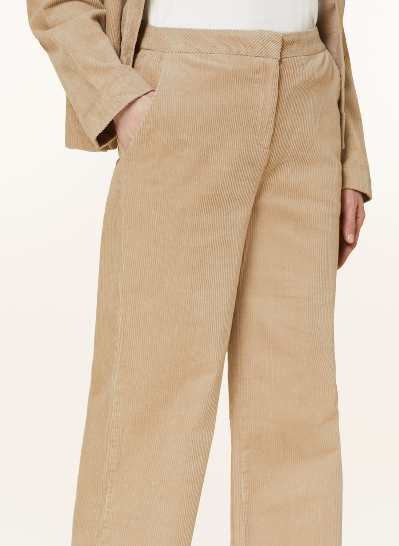 MSCH COPENHAGEN Corduroy trousers MSCHGEGGO, Color: BEIGE (Image 5)