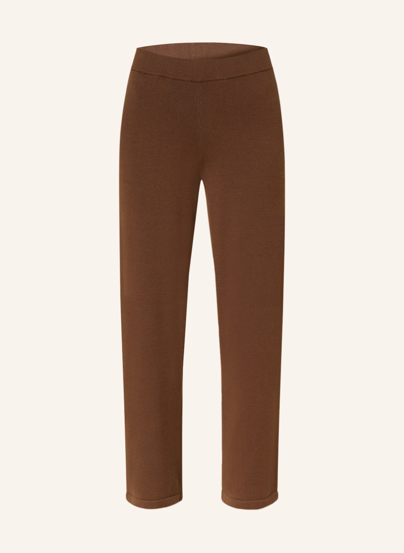 MSCH COPENHAGEN Knit trousers MSCHODANNA RACHELLE, Color: BROWN (Image 1)