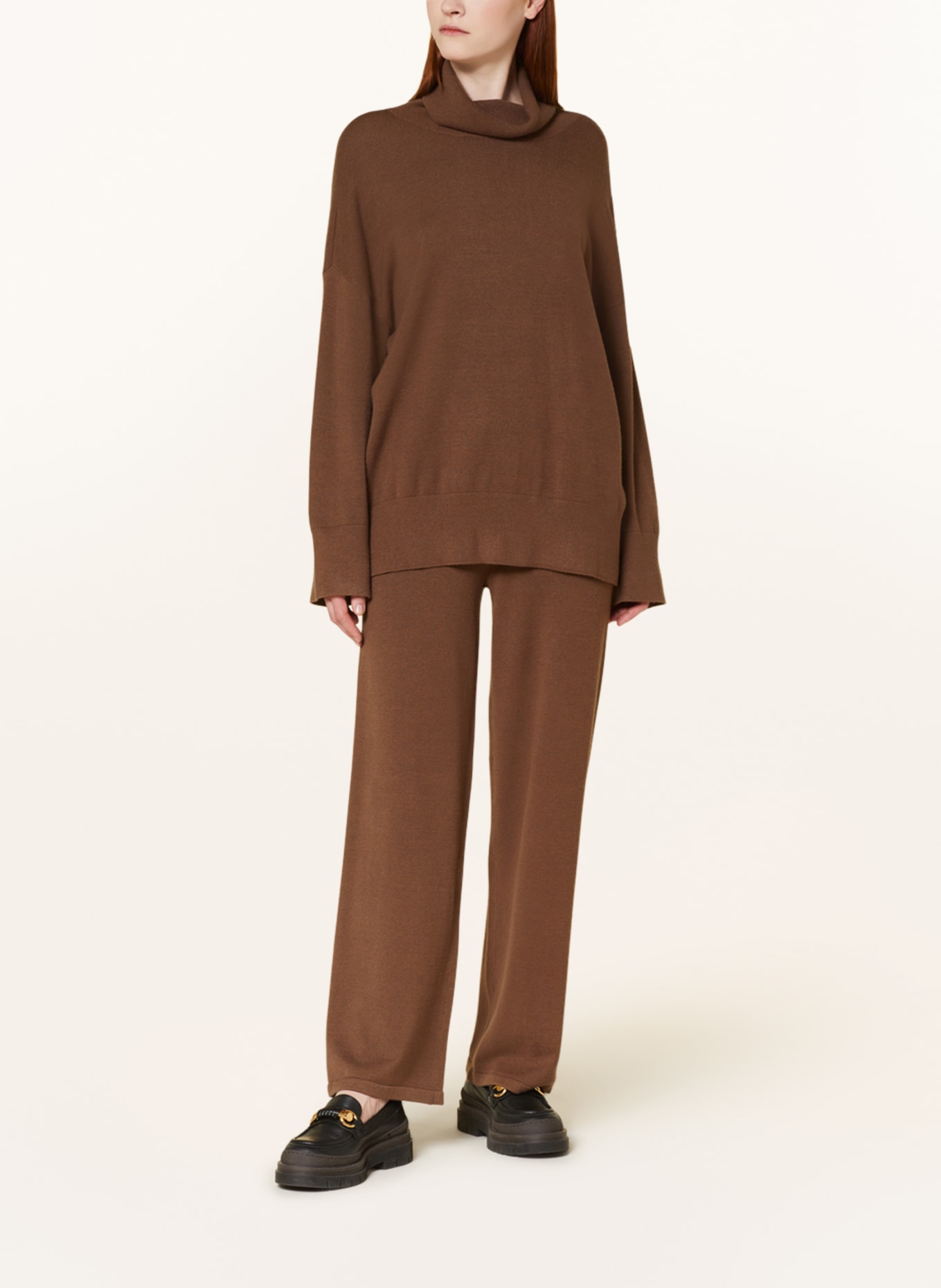 MSCH COPENHAGEN Knit trousers MSCHODANNA RACHELLE, Color: BROWN (Image 2)