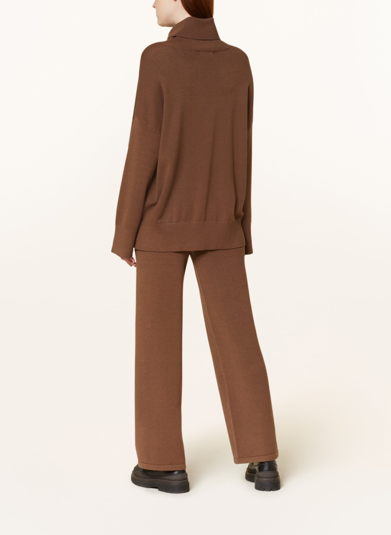MSCH COPENHAGEN Knit trousers MSCHODANNA RACHELLE, Color: BROWN (Image 3)