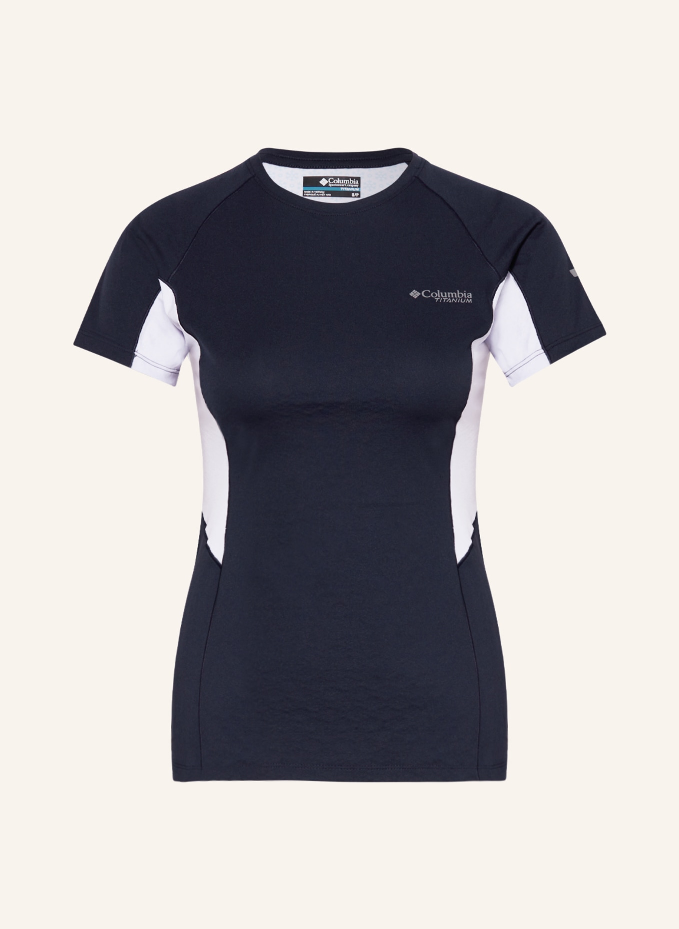 Columbia T-shirt TITAN PASS™, Kolor: GRANATOWY/ JASNOFIOLETOWY (Obrazek 1)