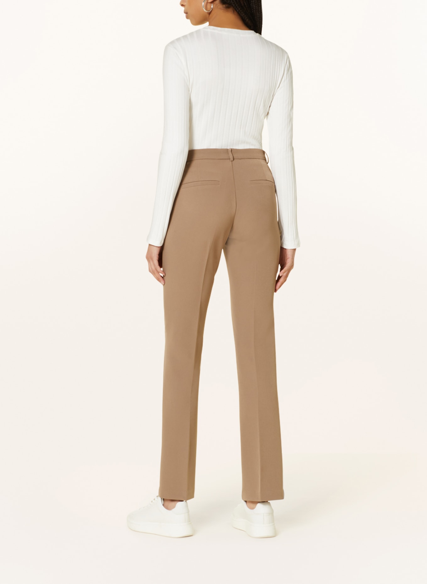 NEO NOIR Trousers CASSIE, Color: BROWN (Image 3)