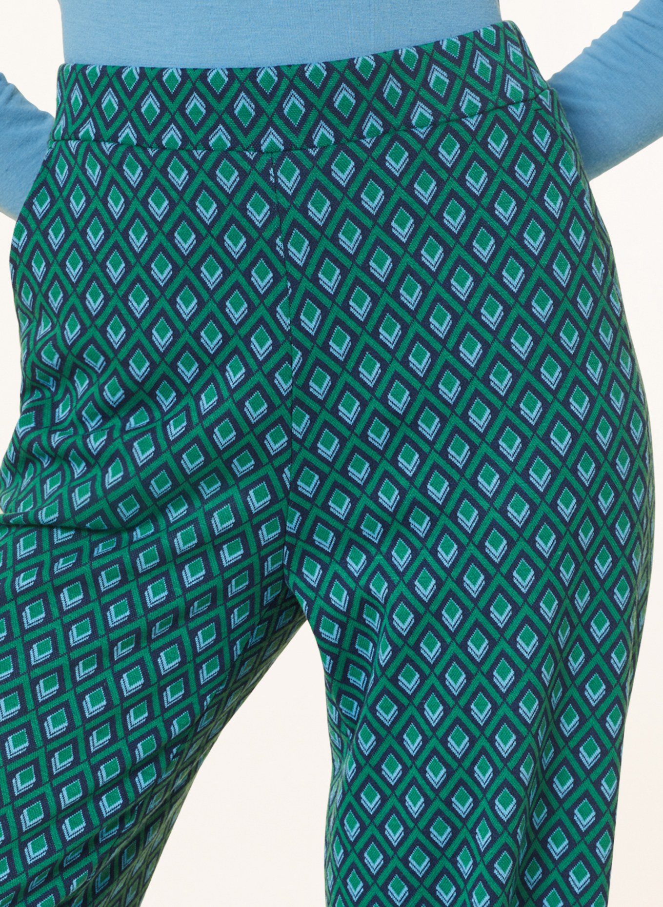 SEM PER LEI Jersey pants, Color: TEAL/ GREEN (Image 5)