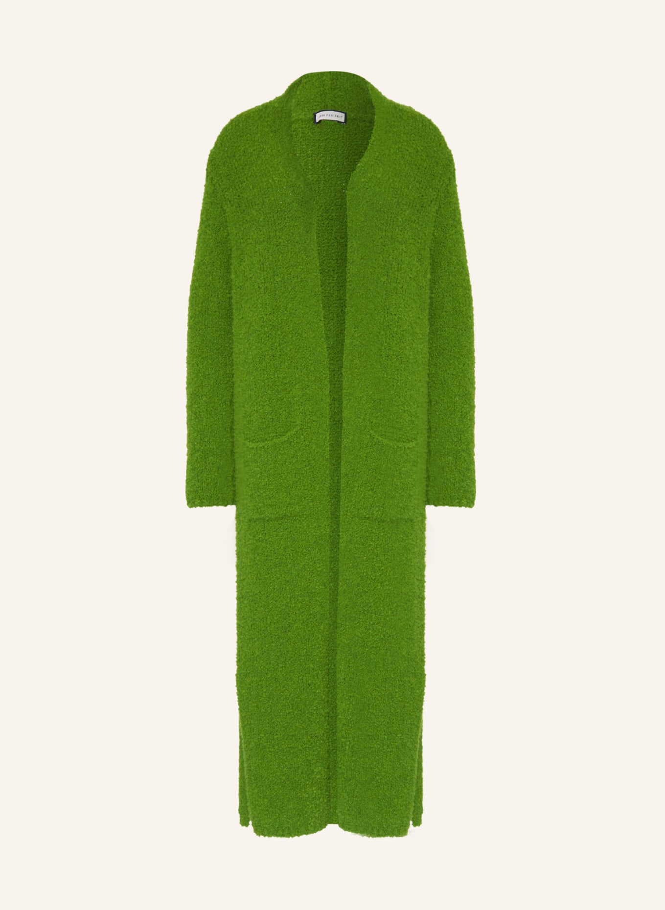 SEM PER LEI Knit cardigan, Color: GREEN (Image 1)