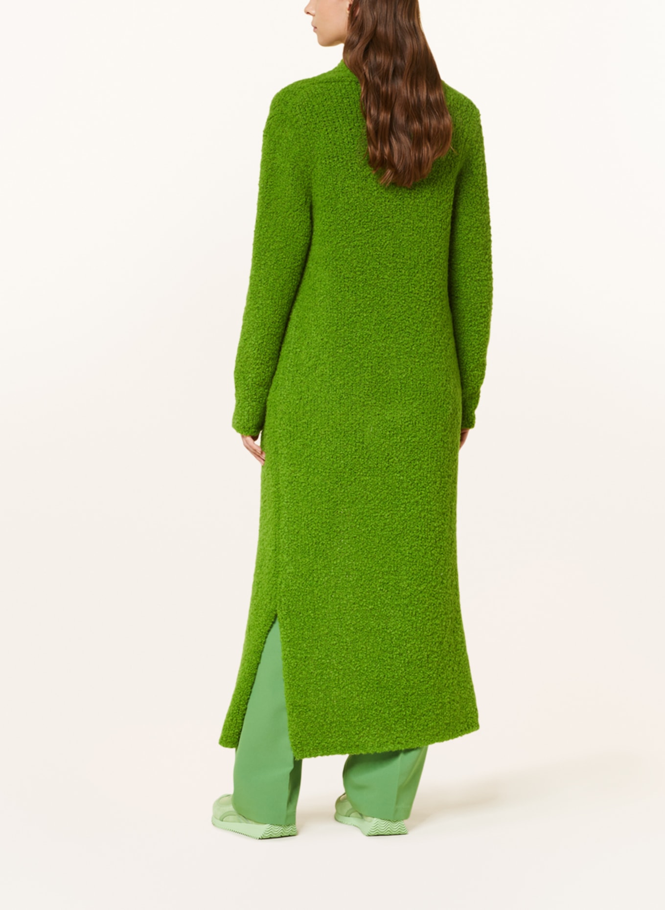 SEM PER LEI Knit cardigan, Color: GREEN (Image 3)
