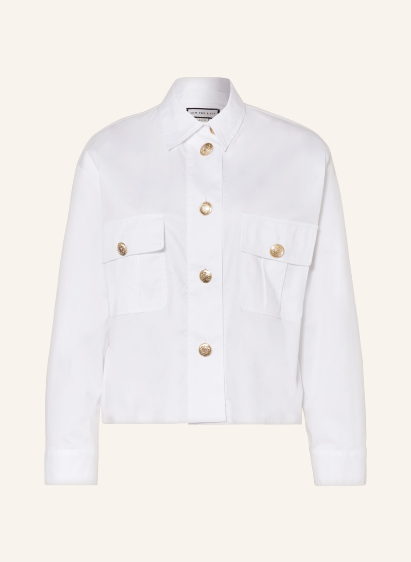 SEM PER LEI Shirt blouse, Color: WHITE (Image 1)
